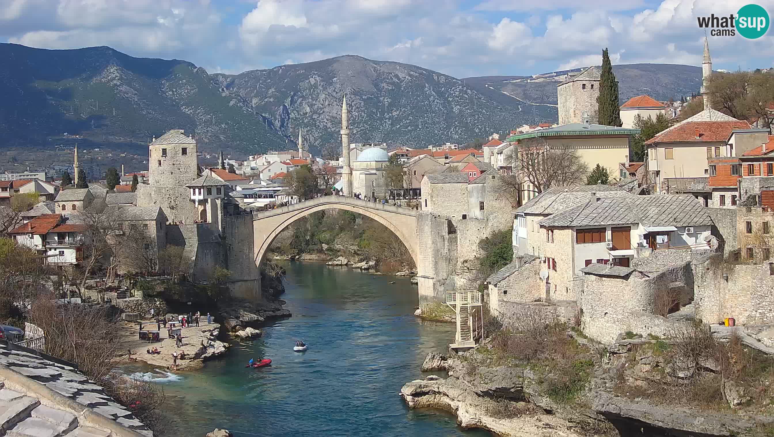 Live Webcam of Mostar – Stari Most (Old Bridge) and Neretva River