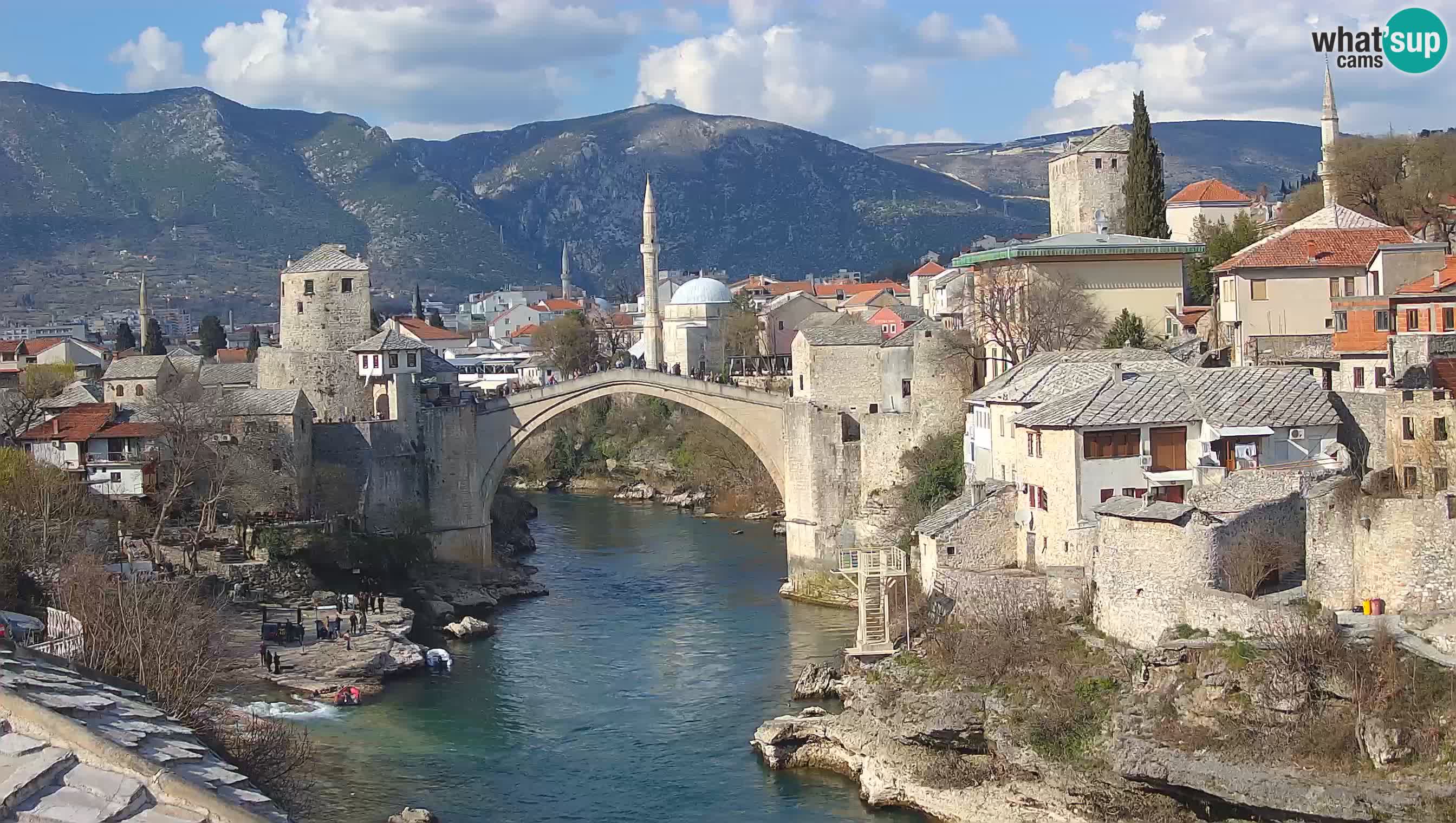 Mostar web kamera – Stari Most i rijeka Neretva – Goa Mostar