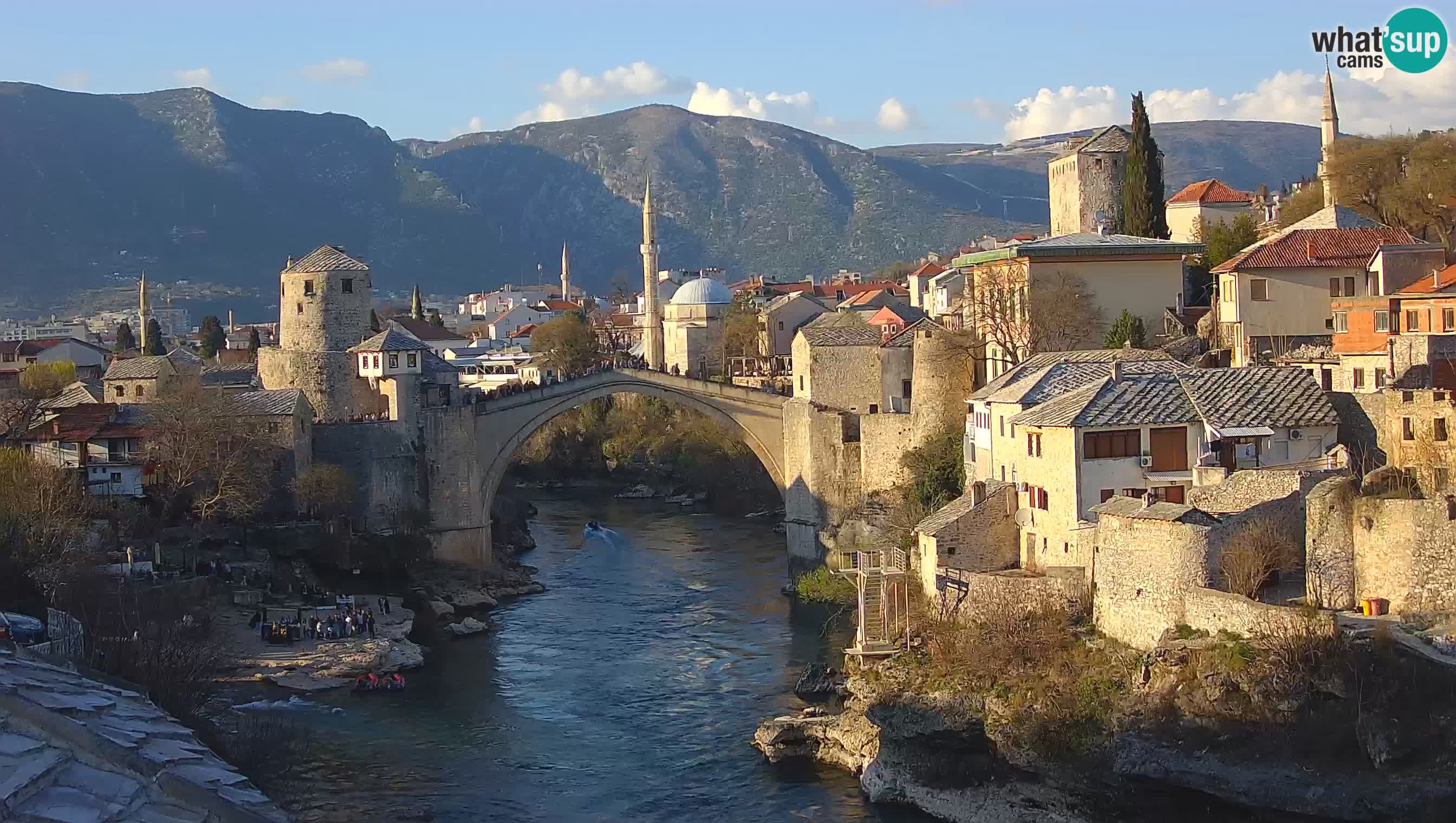 Mostar v živo – Spletna kamera na Starem mostu in reki Neretvi