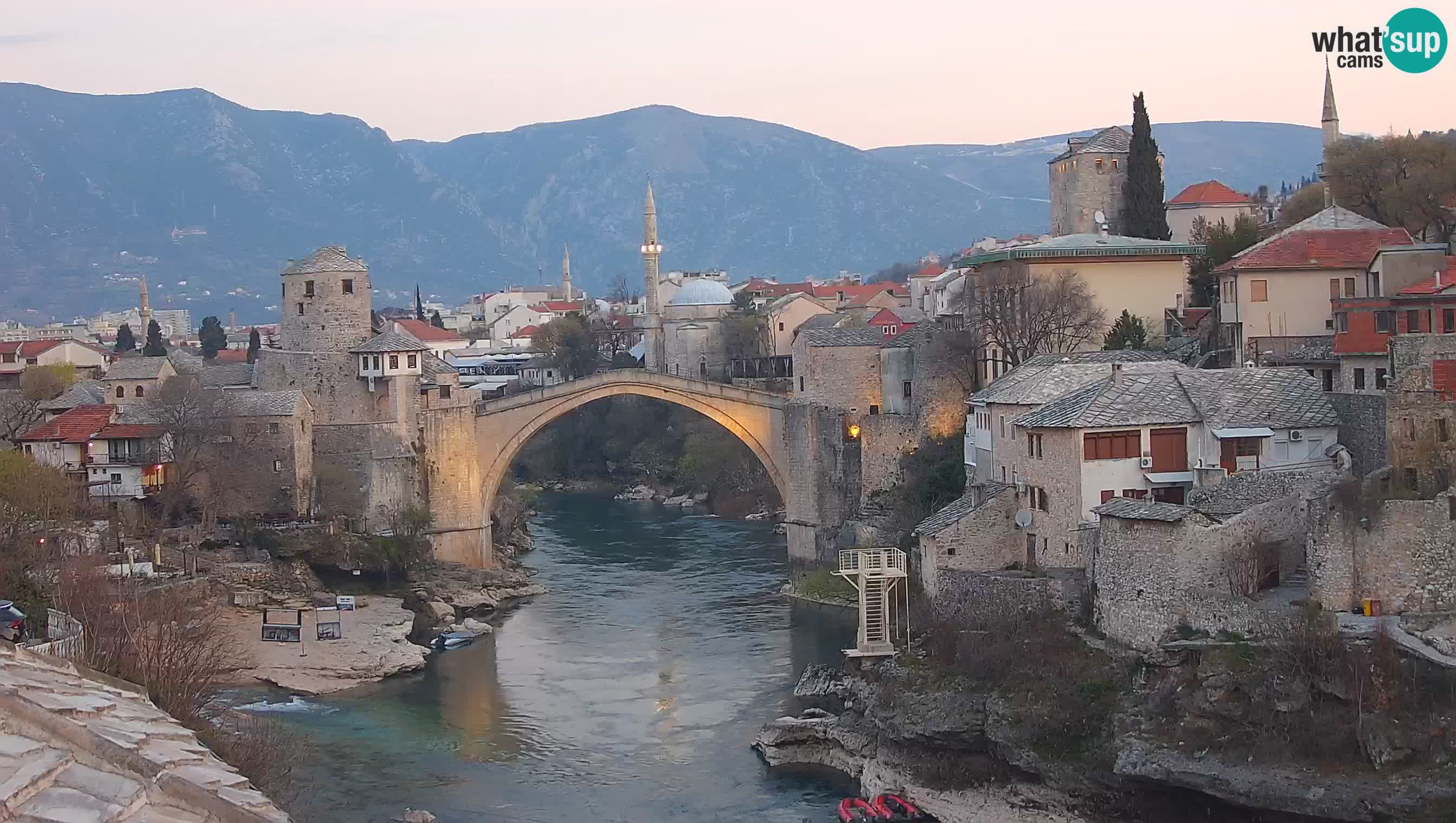 Mostar in diretta – Webcam sul Ponte Vecchio (Stari Most) e fiume Neretva