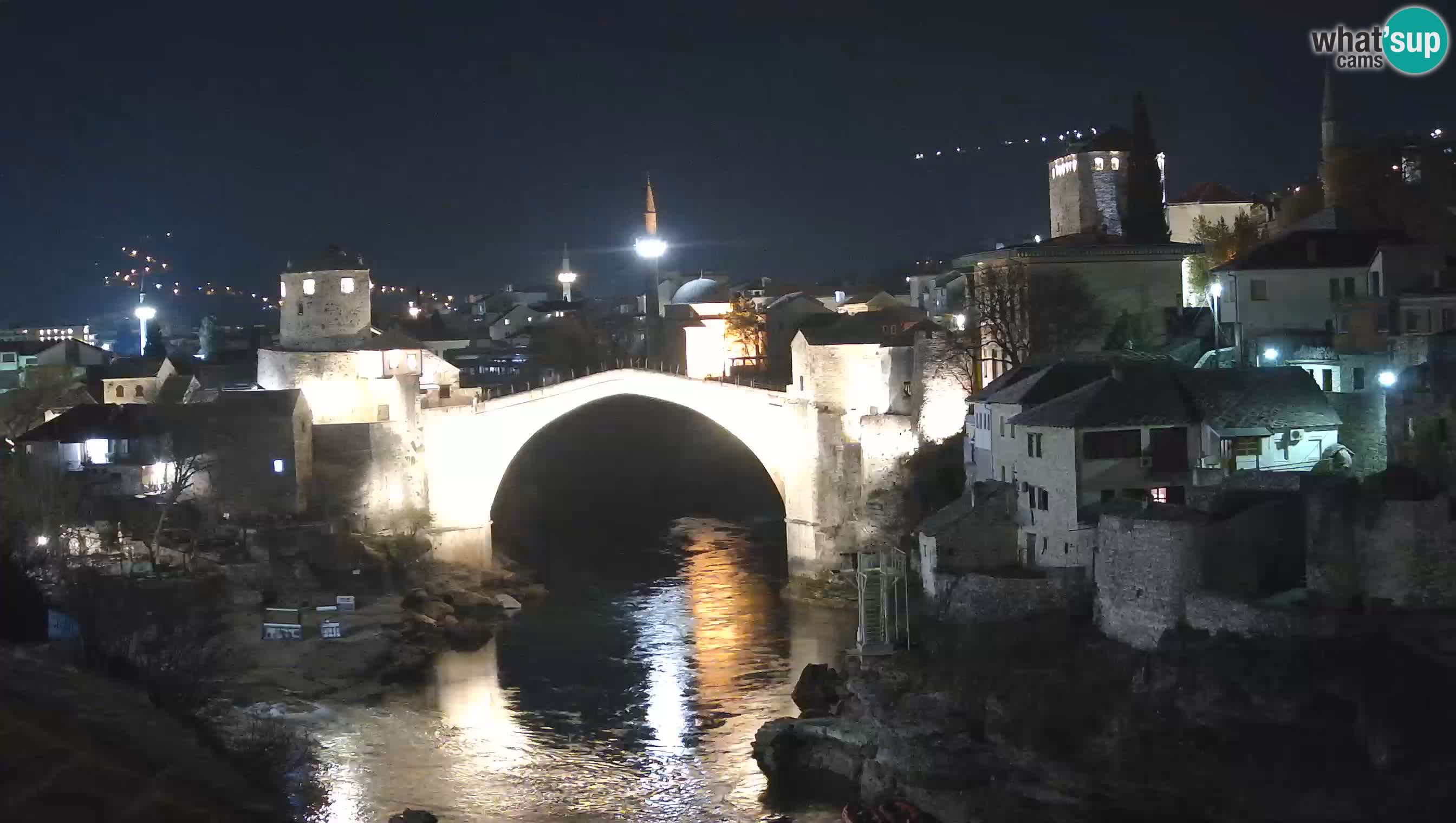 Cámara web de Mostar – El Viejo Puente sobre el río Neretva