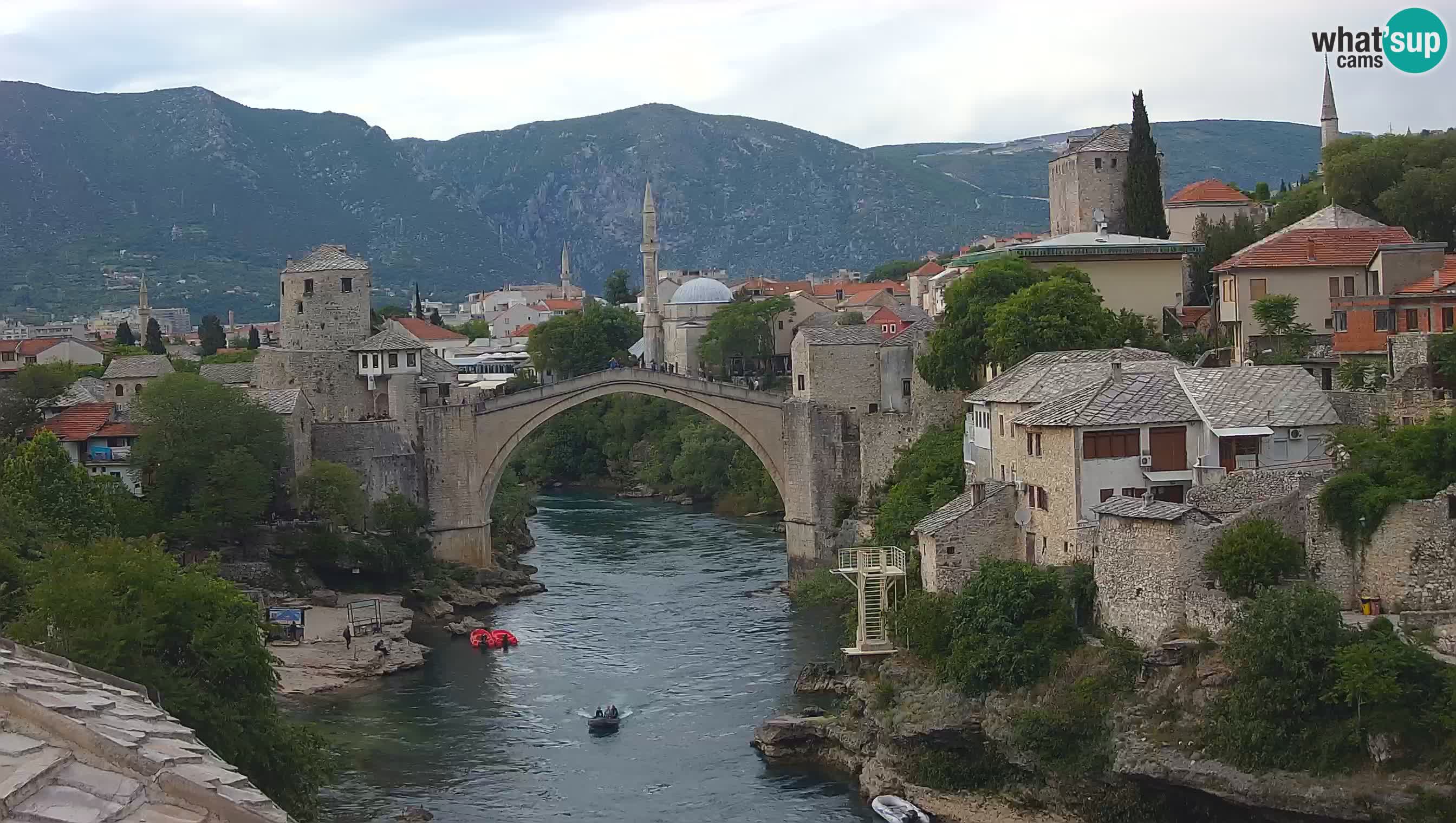 Live Webcam of Mostar – Stari Most (Old Bridge) and Neretva River
