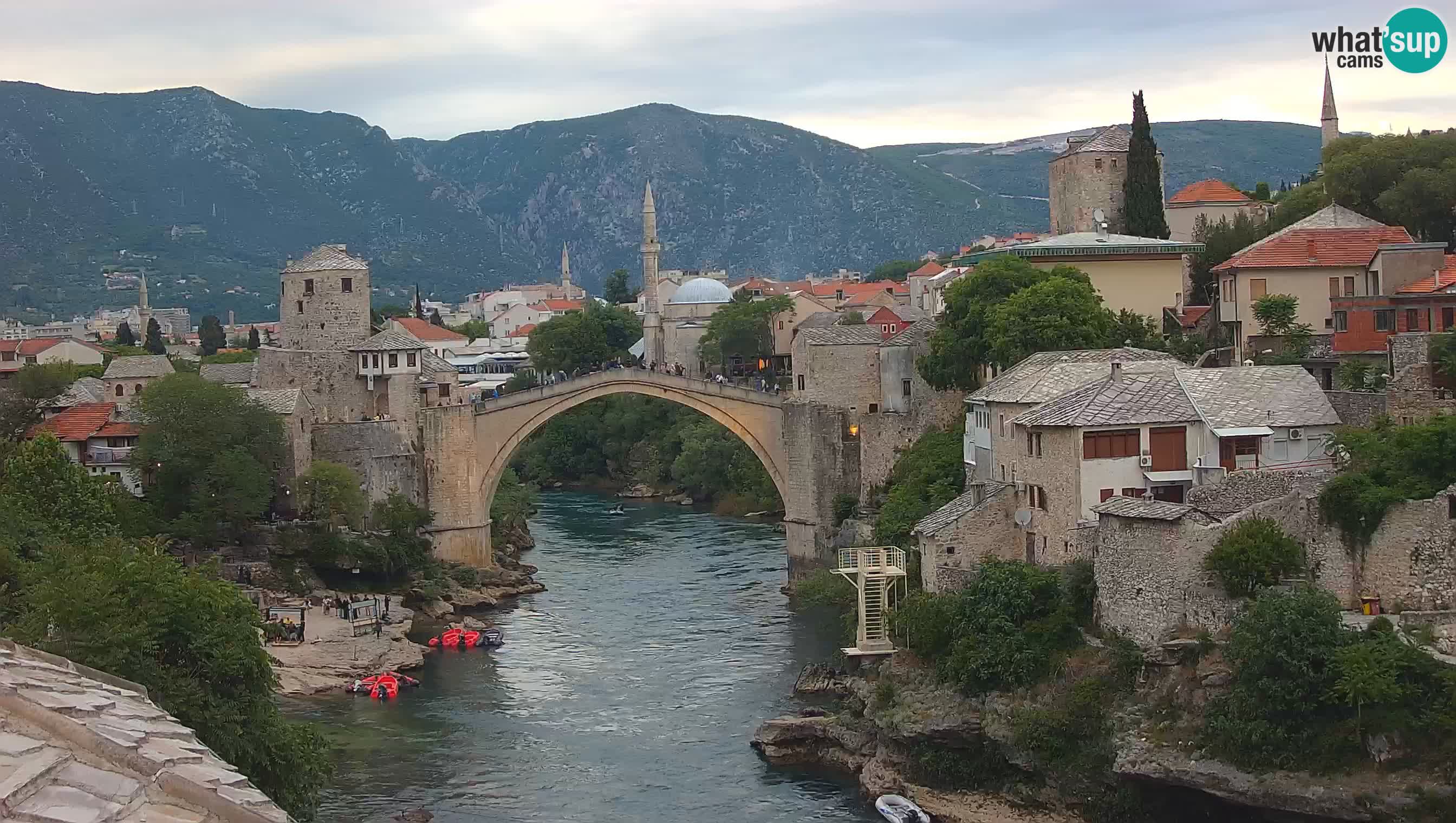 Live Webcam of Mostar – Stari Most (Old Bridge) and Neretva River