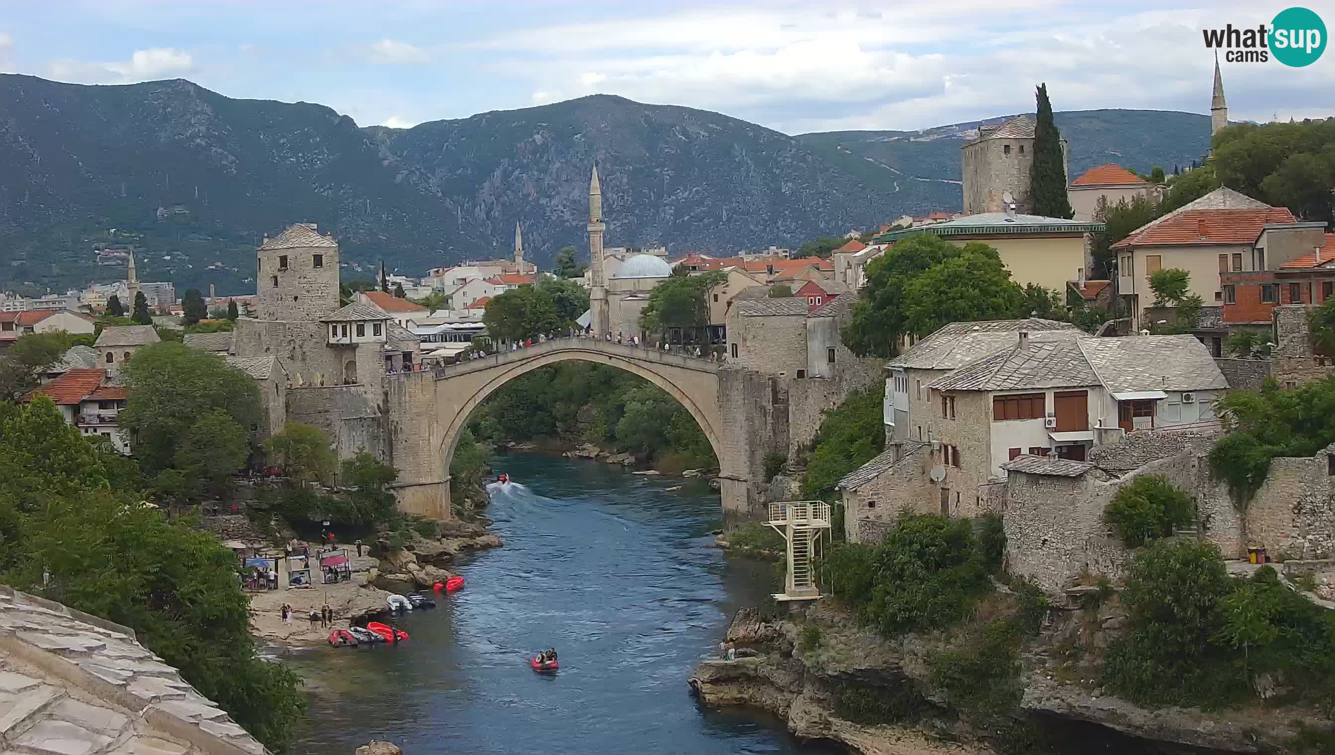 Mostar web kamera – Stari Most i rijeka Neretva – Goa Mostar