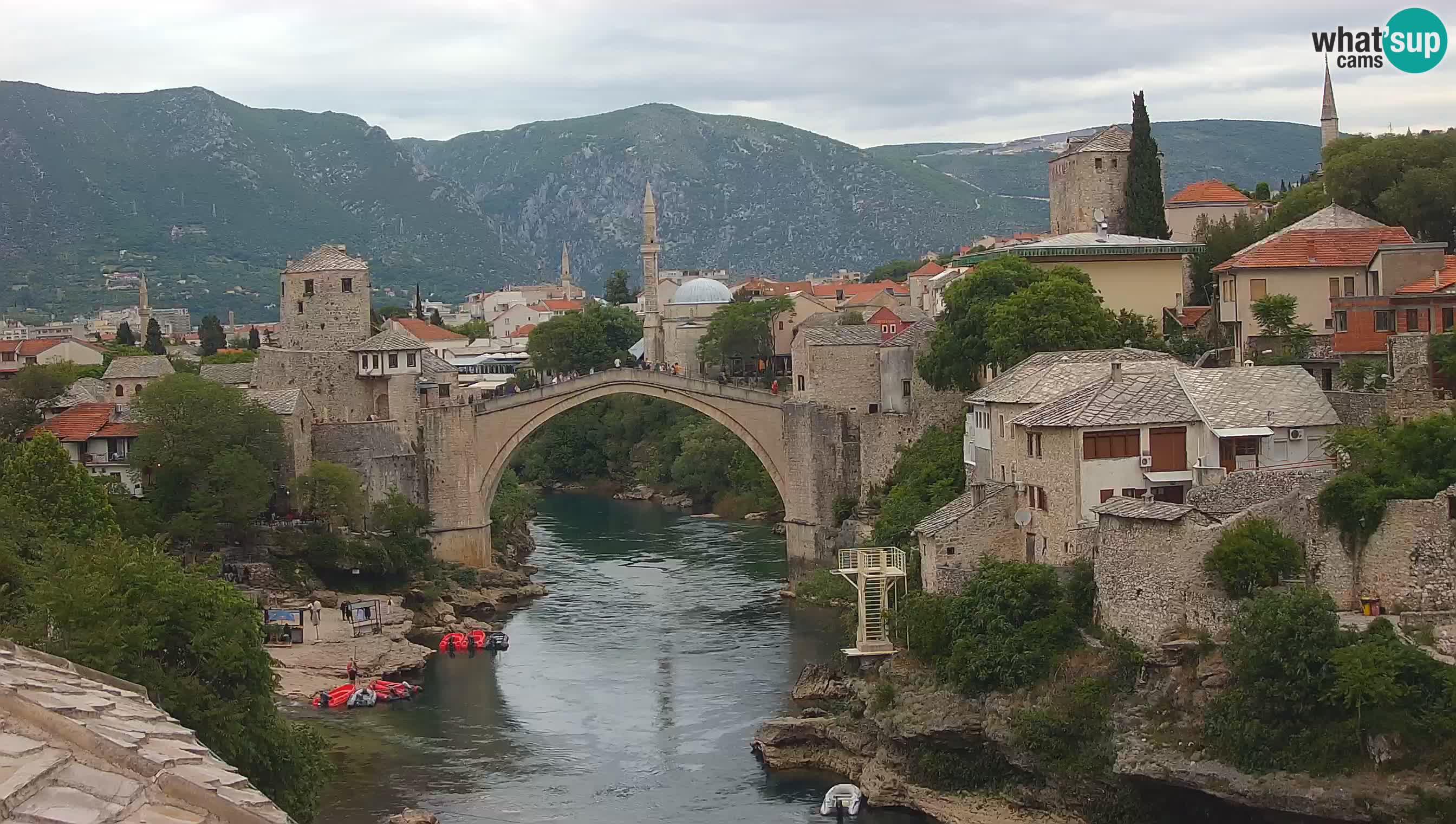 Mostar in diretta – Webcam sul Ponte Vecchio (Stari Most) e fiume Neretva