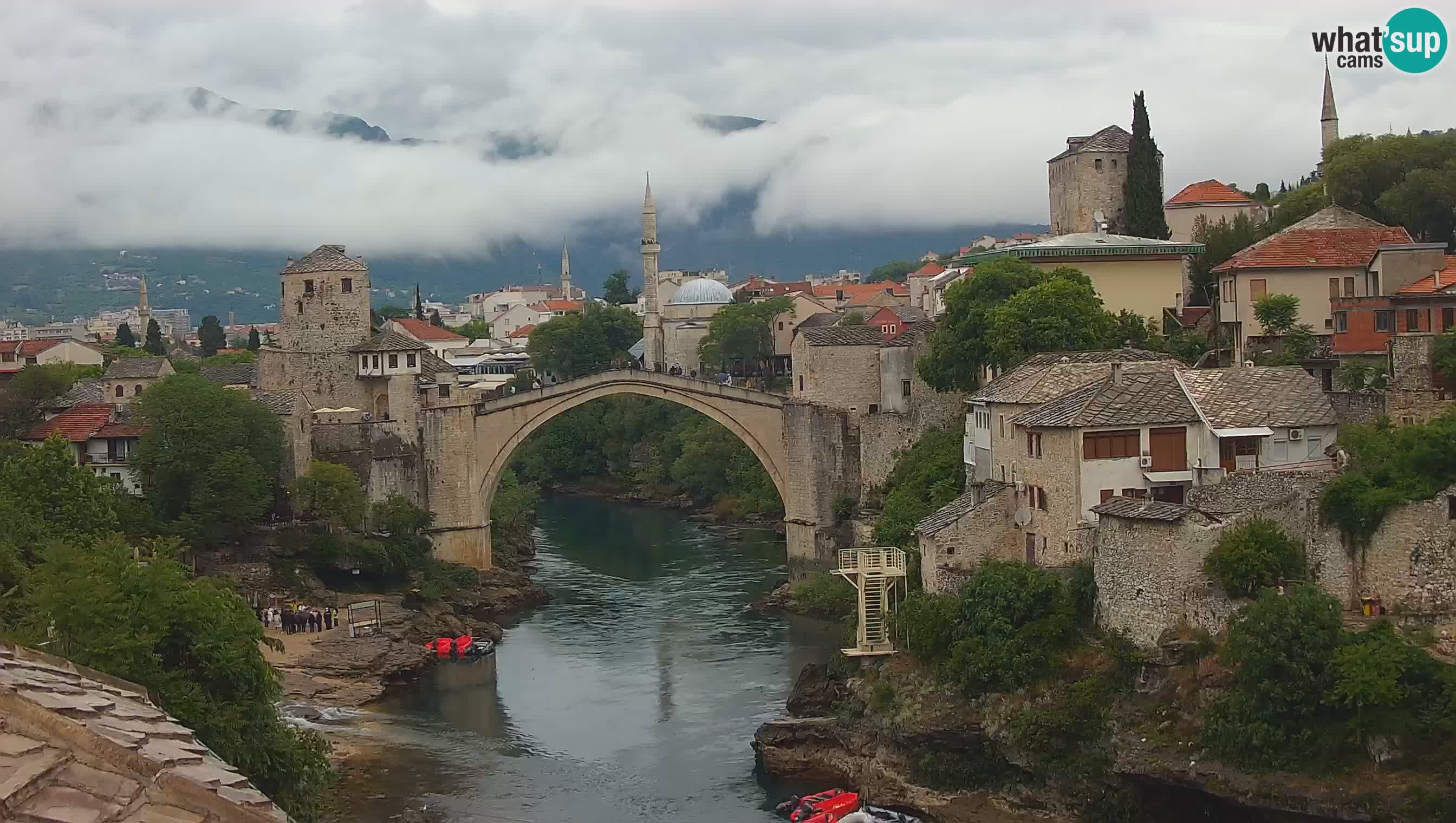 Mostar v živo – Spletna kamera na Starem mostu in reki Neretvi