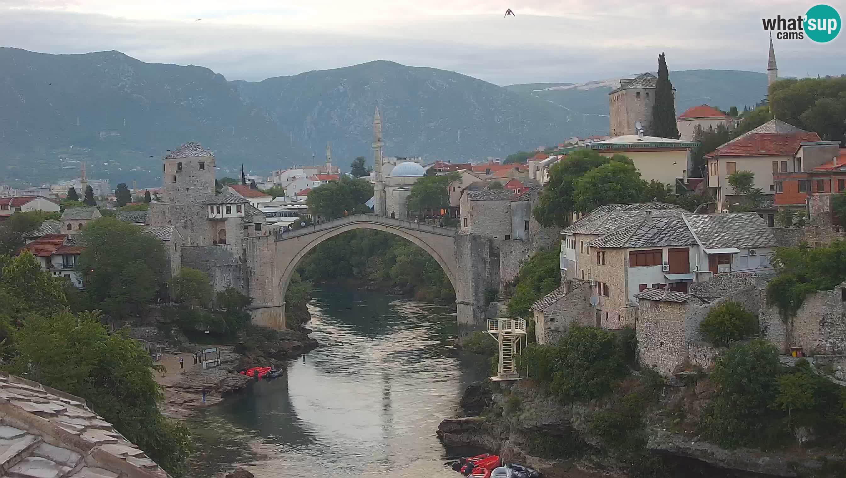 Mostar in diretta – Webcam sul Ponte Vecchio (Stari Most) e fiume Neretva