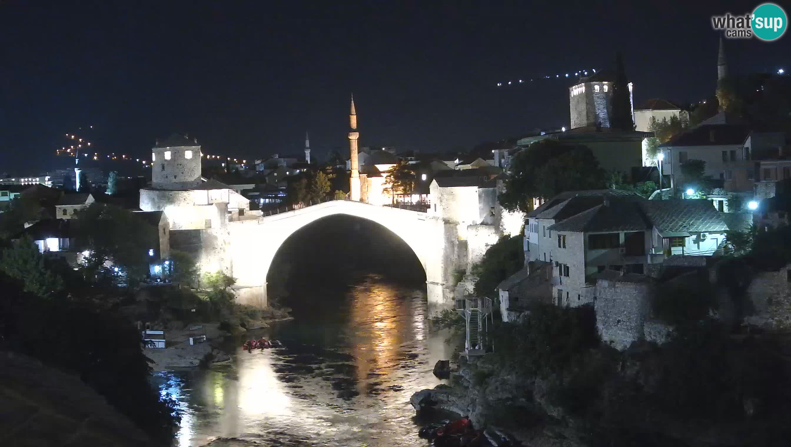 Webcam de Mostar – Le Vieux Pont sur la rivière Neretva