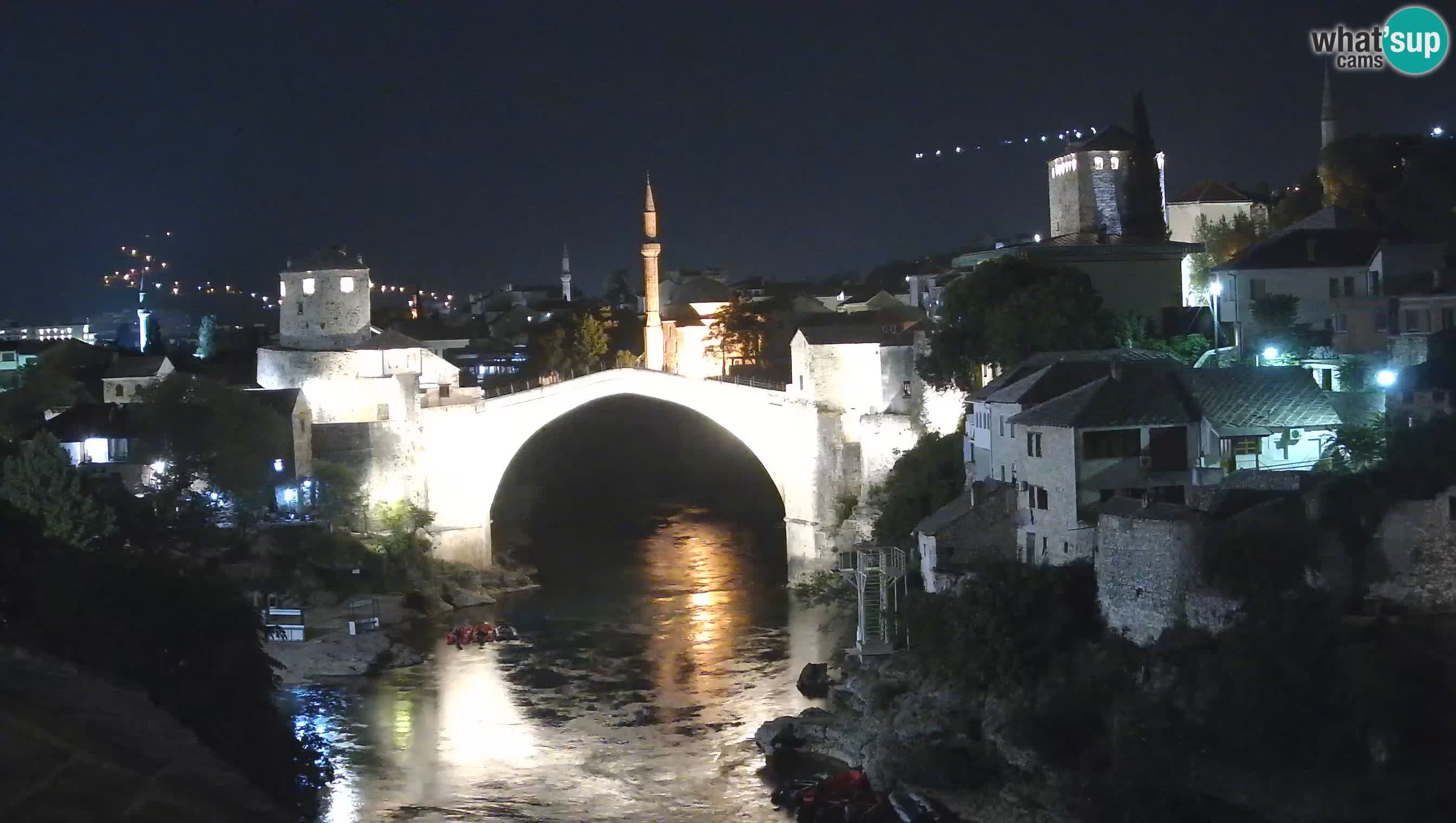 Cámara web de Mostar – El Viejo Puente sobre el río Neretva