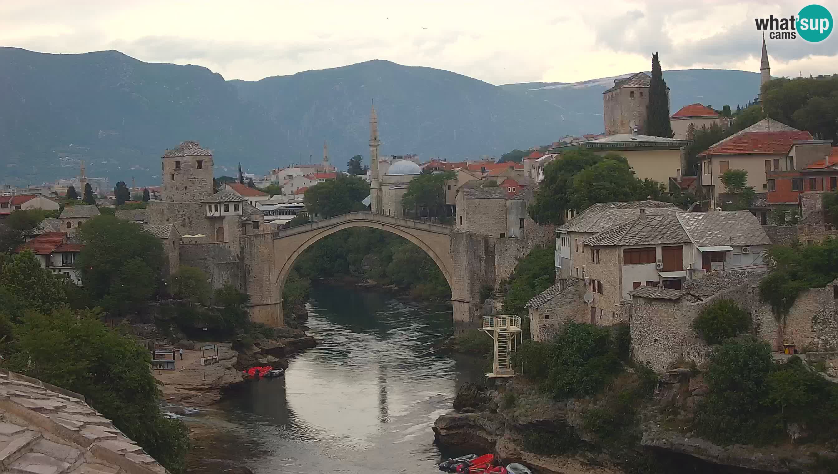 Live Webcam of Mostar – Stari Most (Old Bridge) and Neretva River