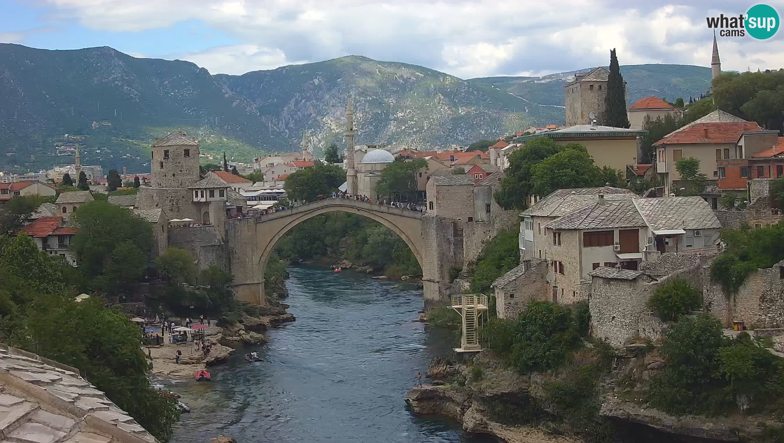 Mostar in diretta – Webcam sul Ponte Vecchio (Stari Most) e fiume Neretva