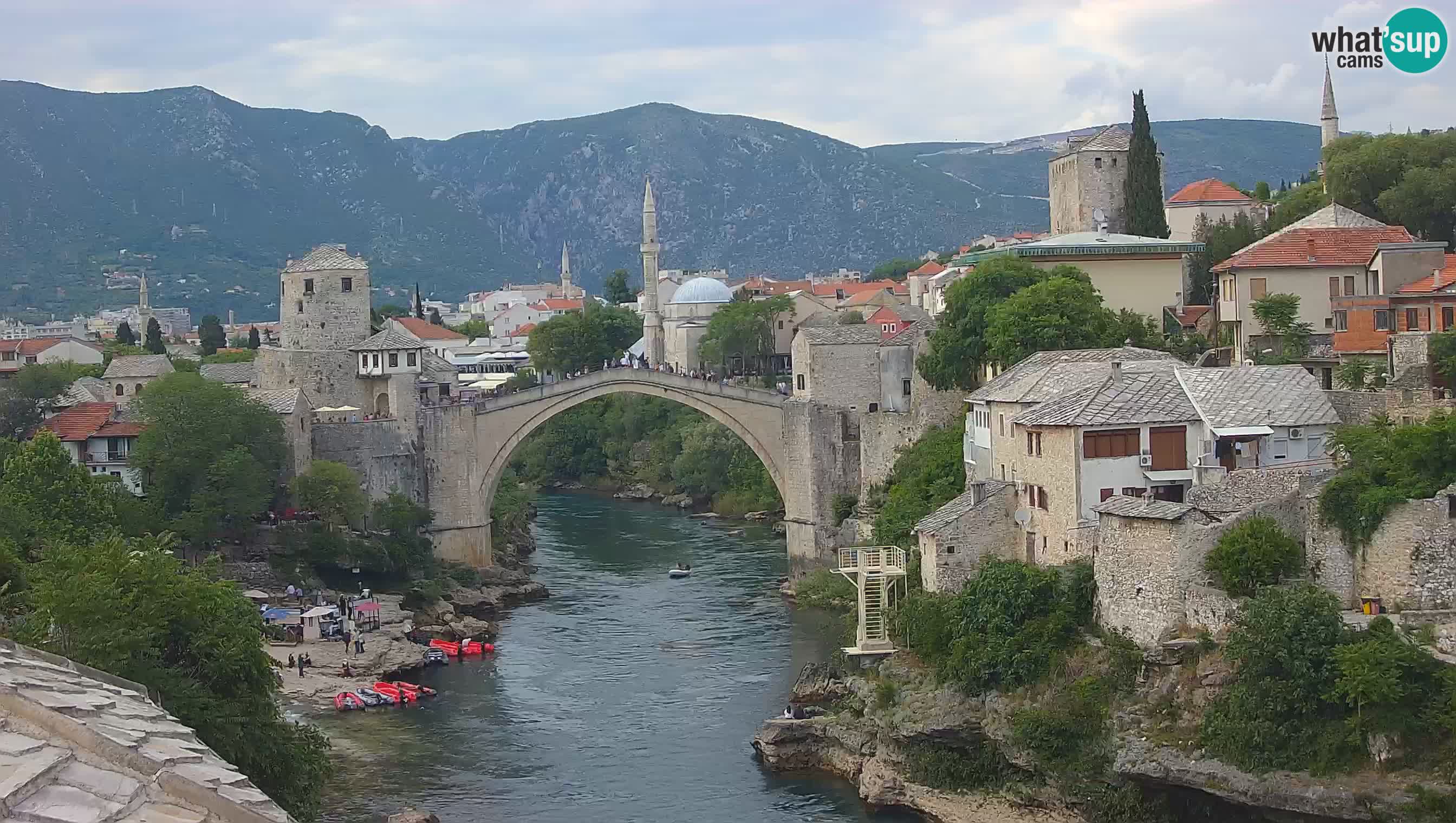 Mostar in diretta – Webcam sul Ponte Vecchio (Stari Most) e fiume Neretva
