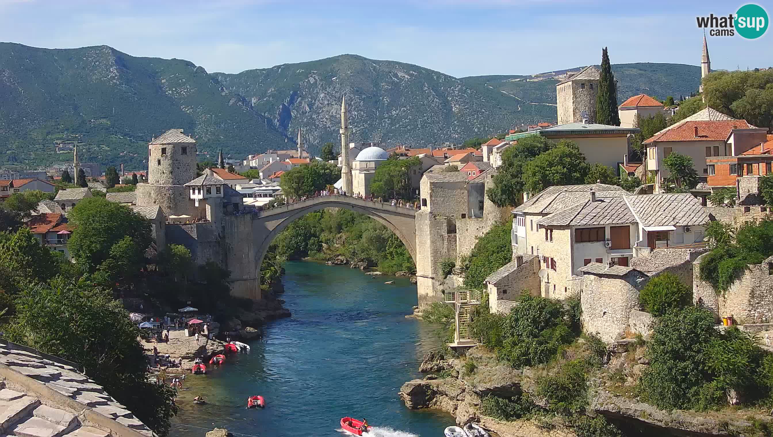 Live Webcam of Mostar – Stari Most (Old Bridge) and Neretva River