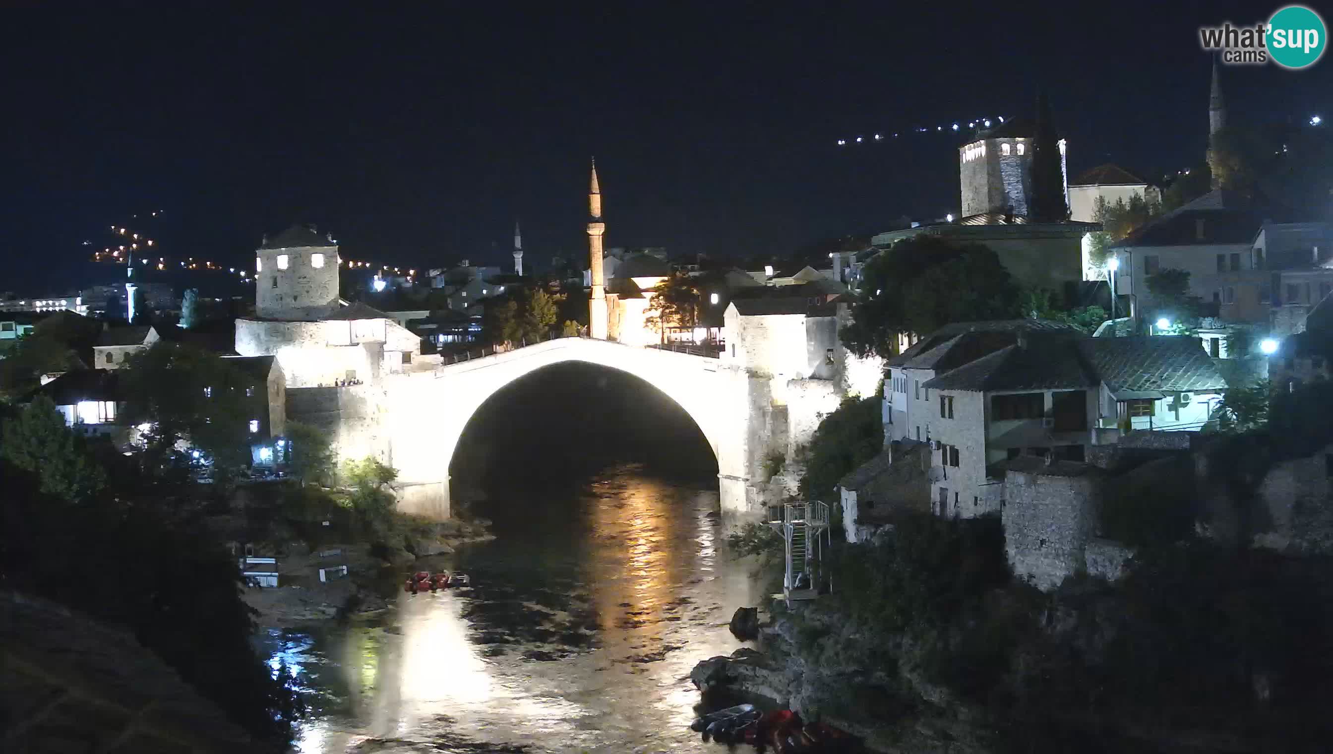 Mostar v živo – Spletna kamera na Starem mostu in reki Neretvi