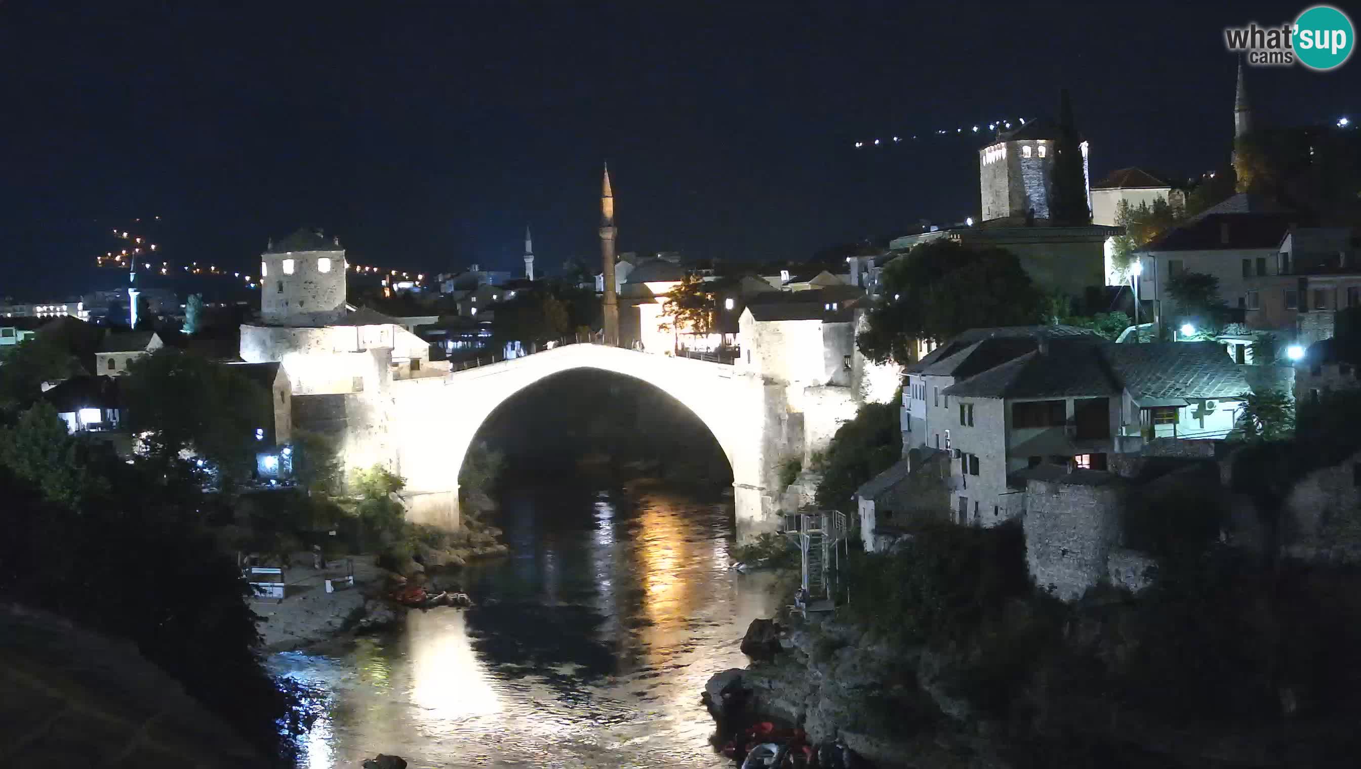 Cámara web de Mostar – El Viejo Puente sobre el río Neretva
