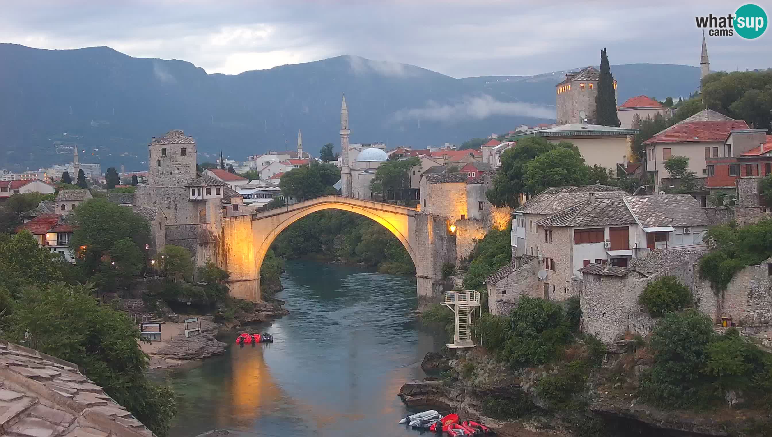 Mostar in diretta – Webcam sul Ponte Vecchio (Stari Most) e fiume Neretva