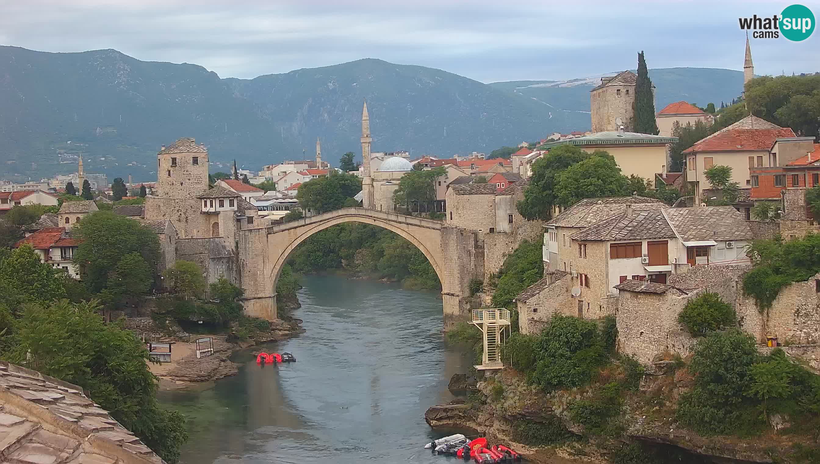 Mostar in diretta – Webcam sul Ponte Vecchio (Stari Most) e fiume Neretva