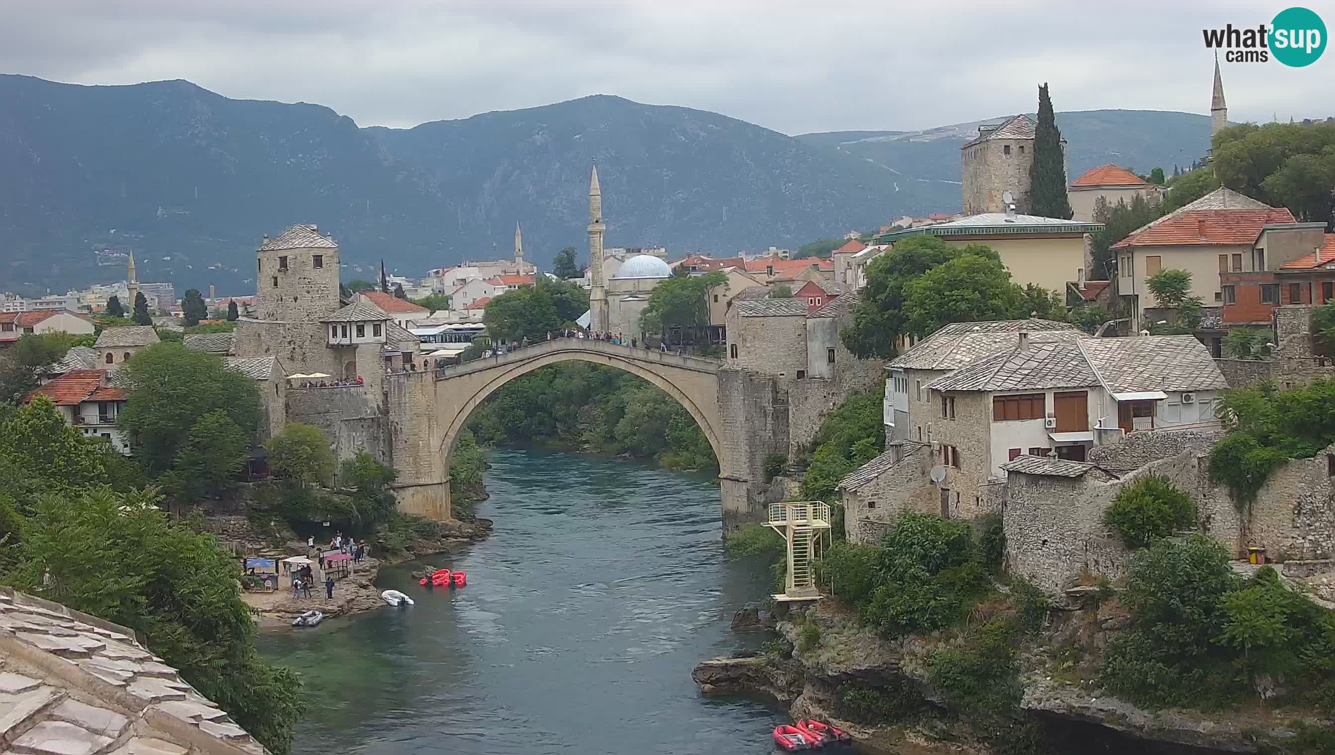 Live Webcam of Mostar – Stari Most (Old Bridge) and Neretva River