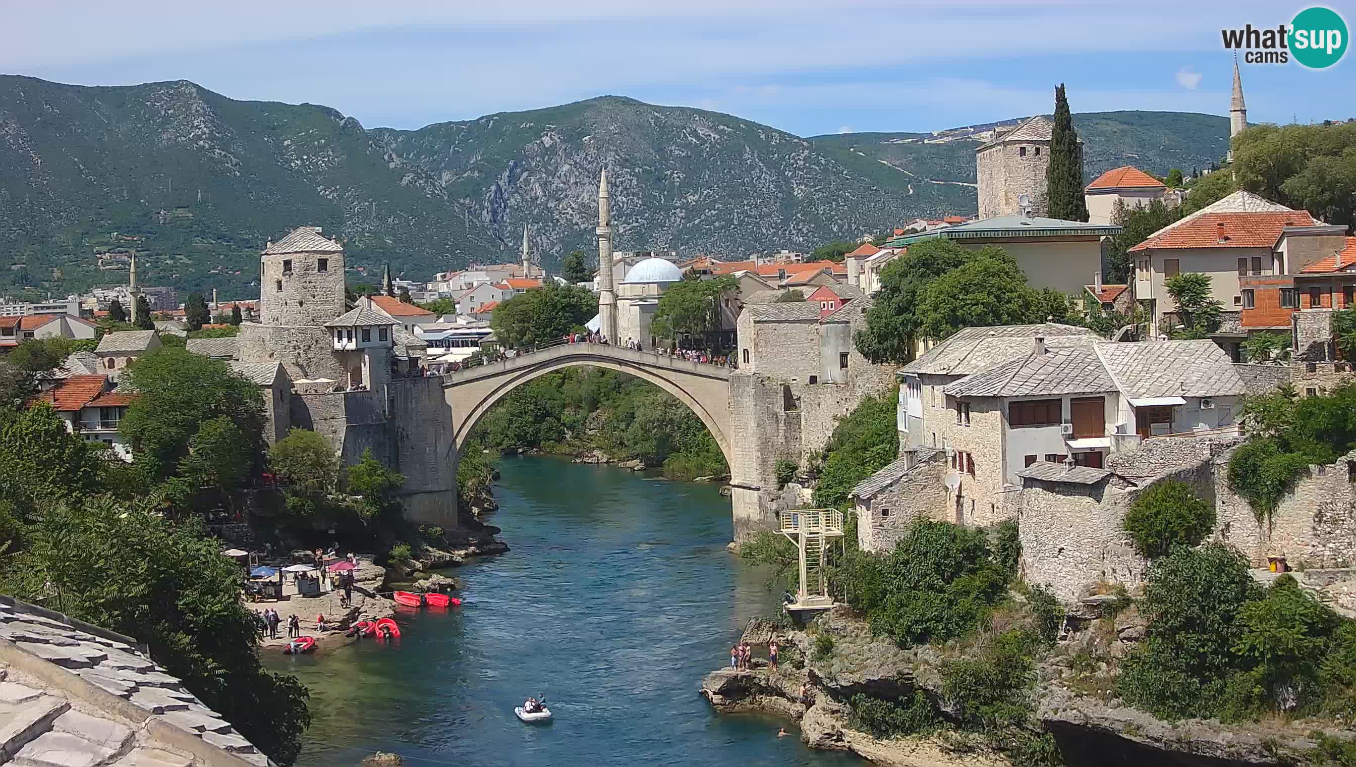 Mostar in diretta – Webcam sul Ponte Vecchio (Stari Most) e fiume Neretva