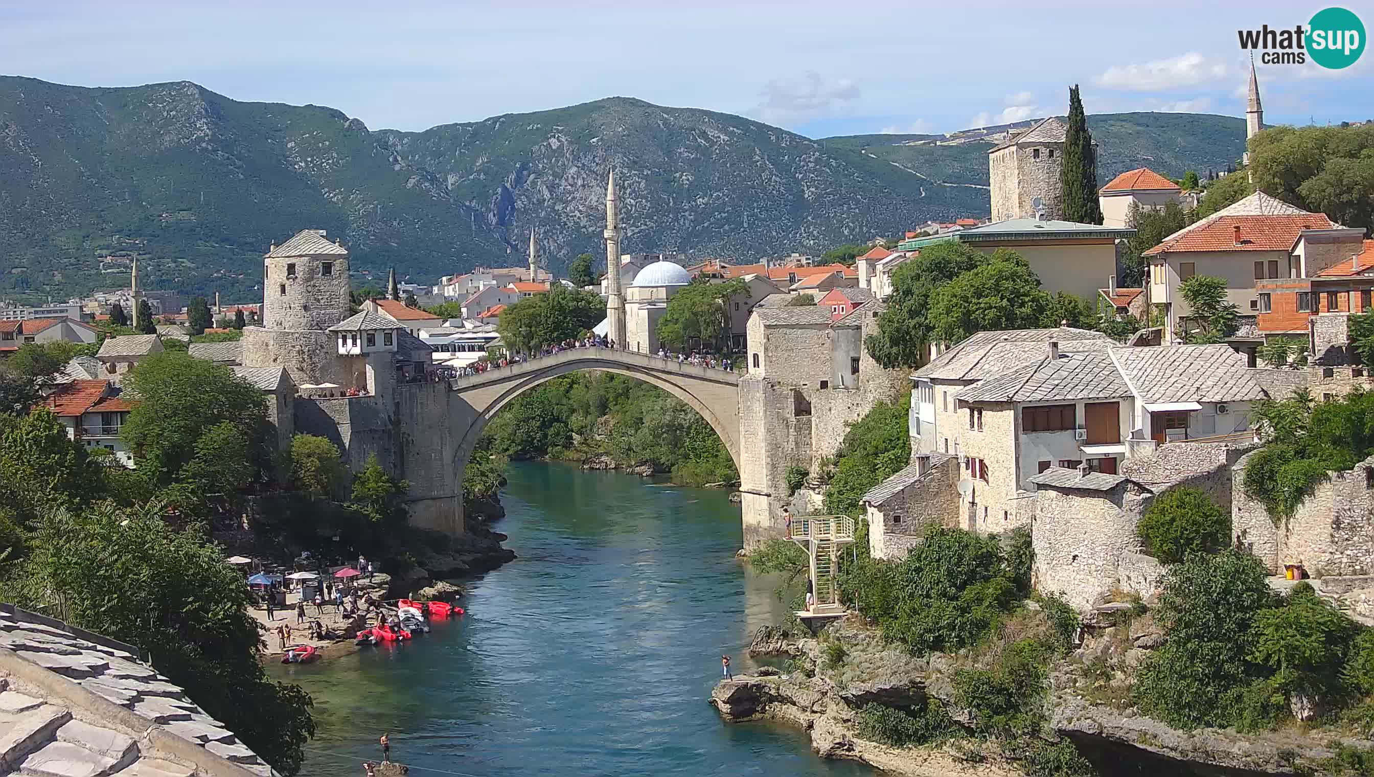 Mostar in diretta – Webcam sul Ponte Vecchio (Stari Most) e fiume Neretva