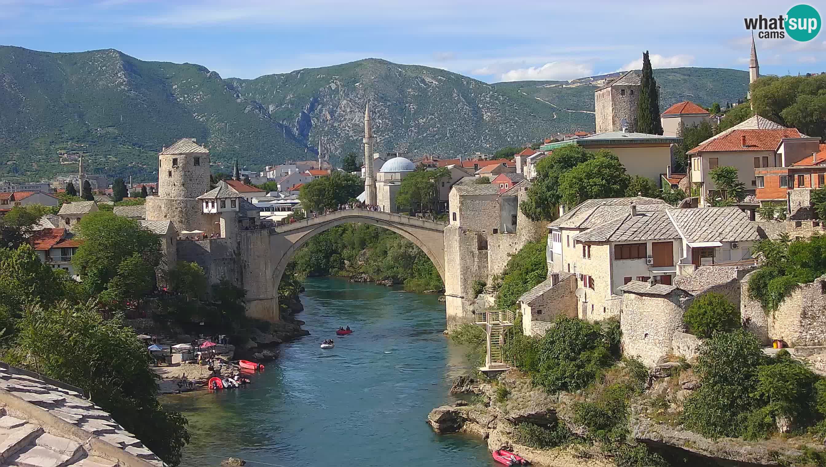 Mostar in diretta – Webcam sul Ponte Vecchio (Stari Most) e fiume Neretva