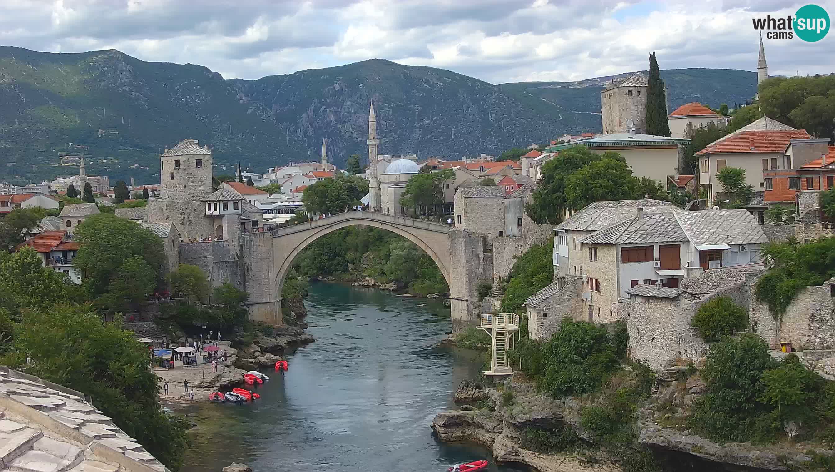Live Webcam of Mostar – Stari Most (Old Bridge) and Neretva River