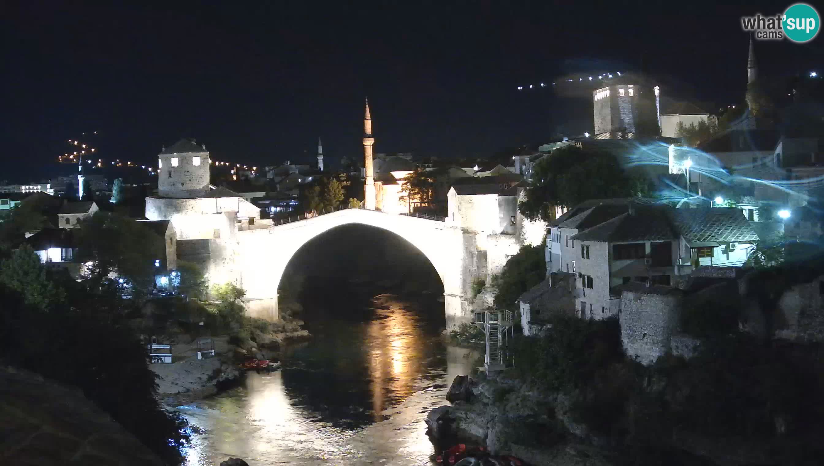 Cámara web de Mostar – El Viejo Puente sobre el río Neretva