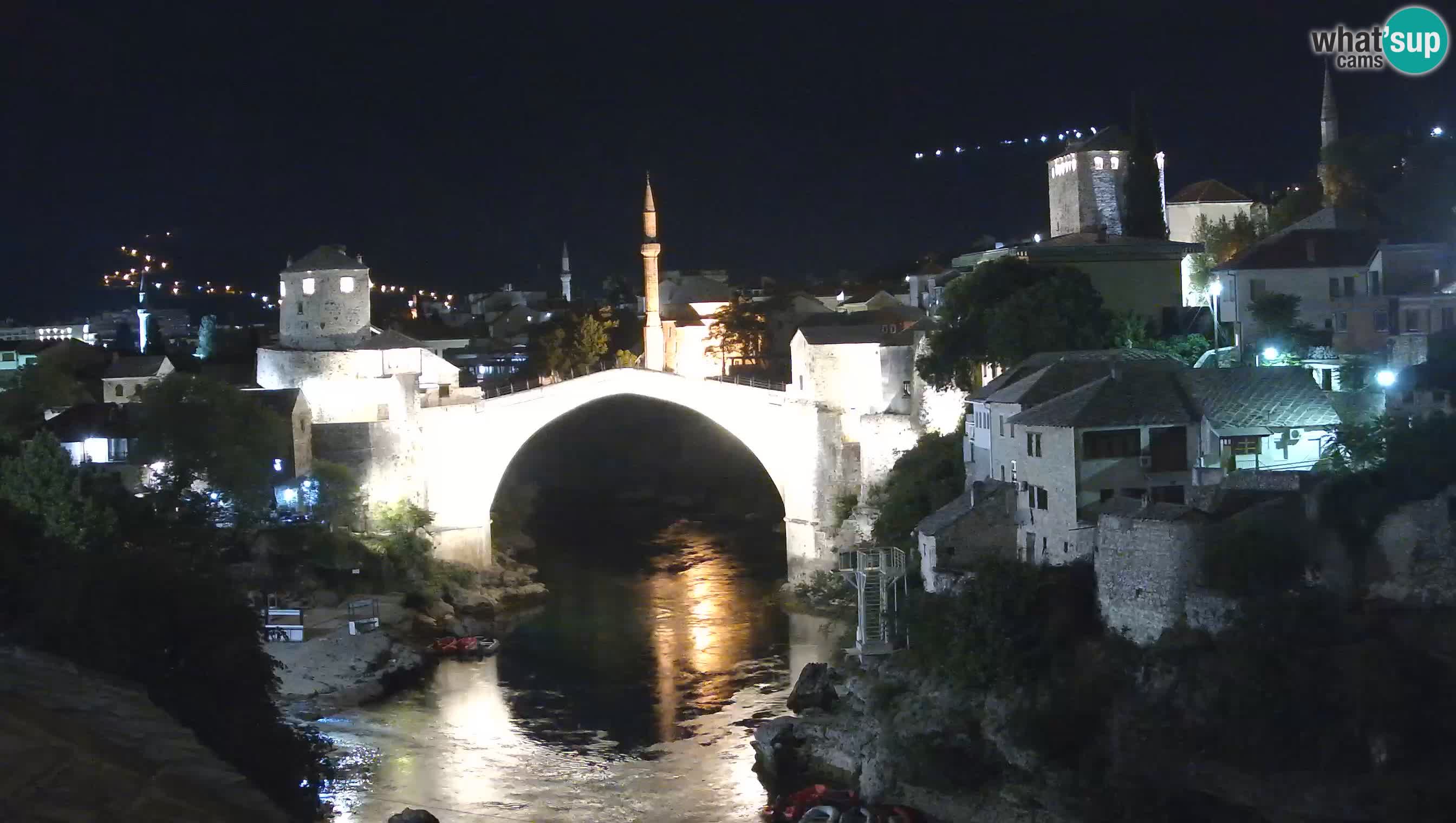 Mostar v živo – Spletna kamera na Starem mostu in reki Neretvi