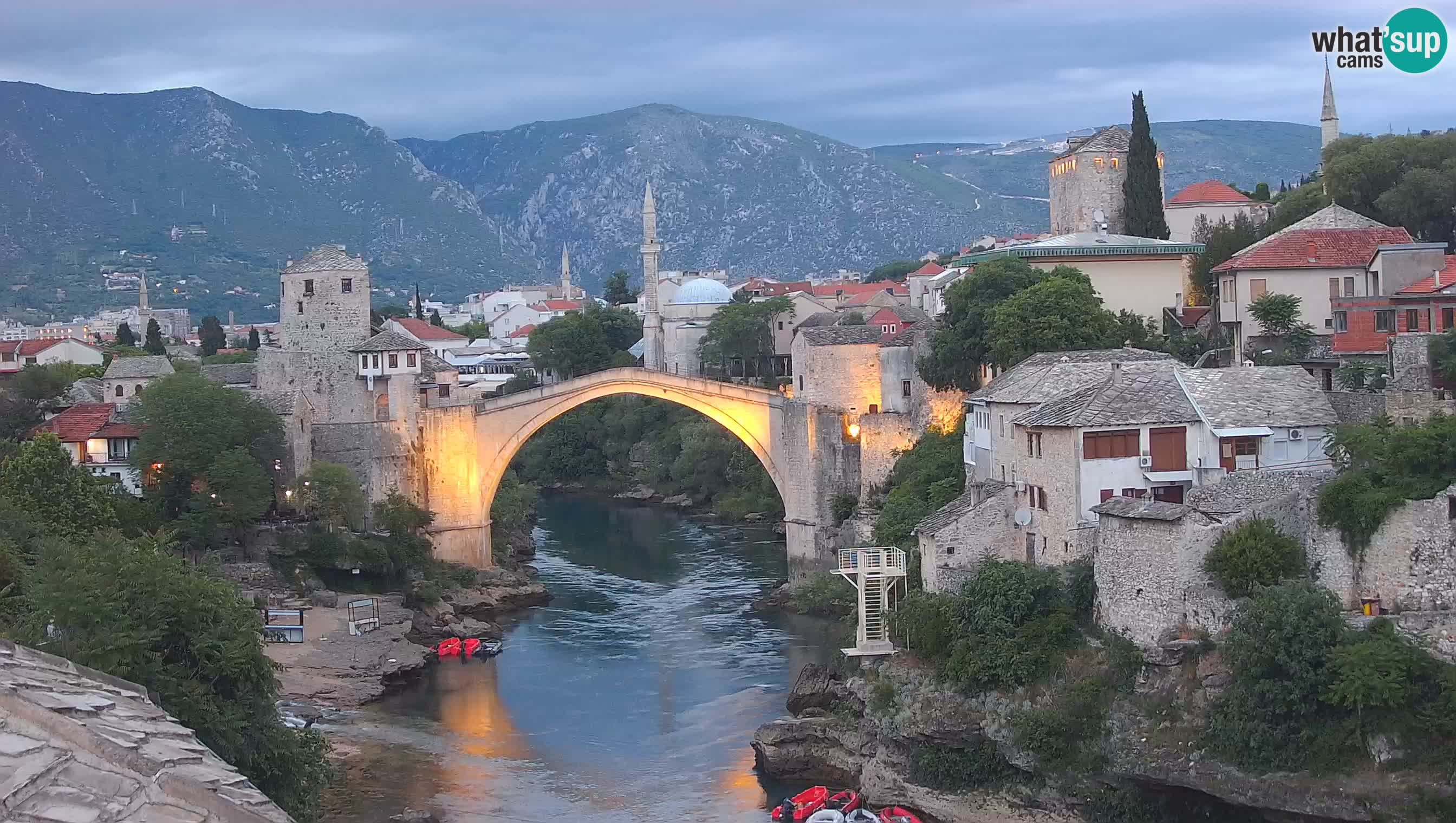 Mostar in diretta – Webcam sul Ponte Vecchio (Stari Most) e fiume Neretva
