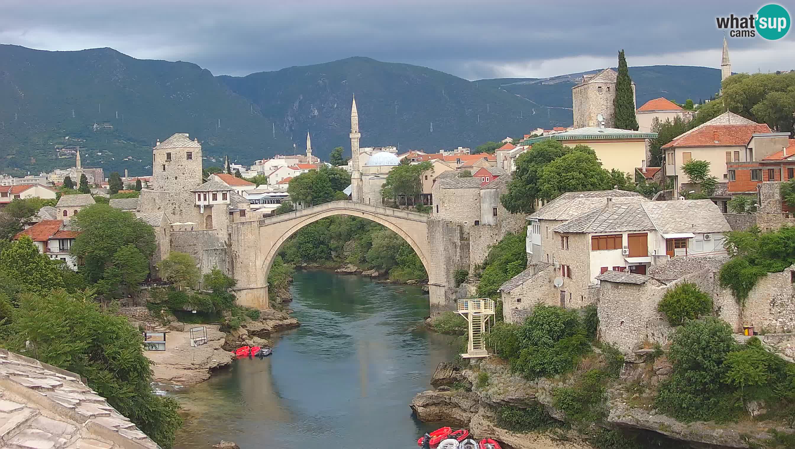 Mostar in diretta – Webcam sul Ponte Vecchio (Stari Most) e fiume Neretva