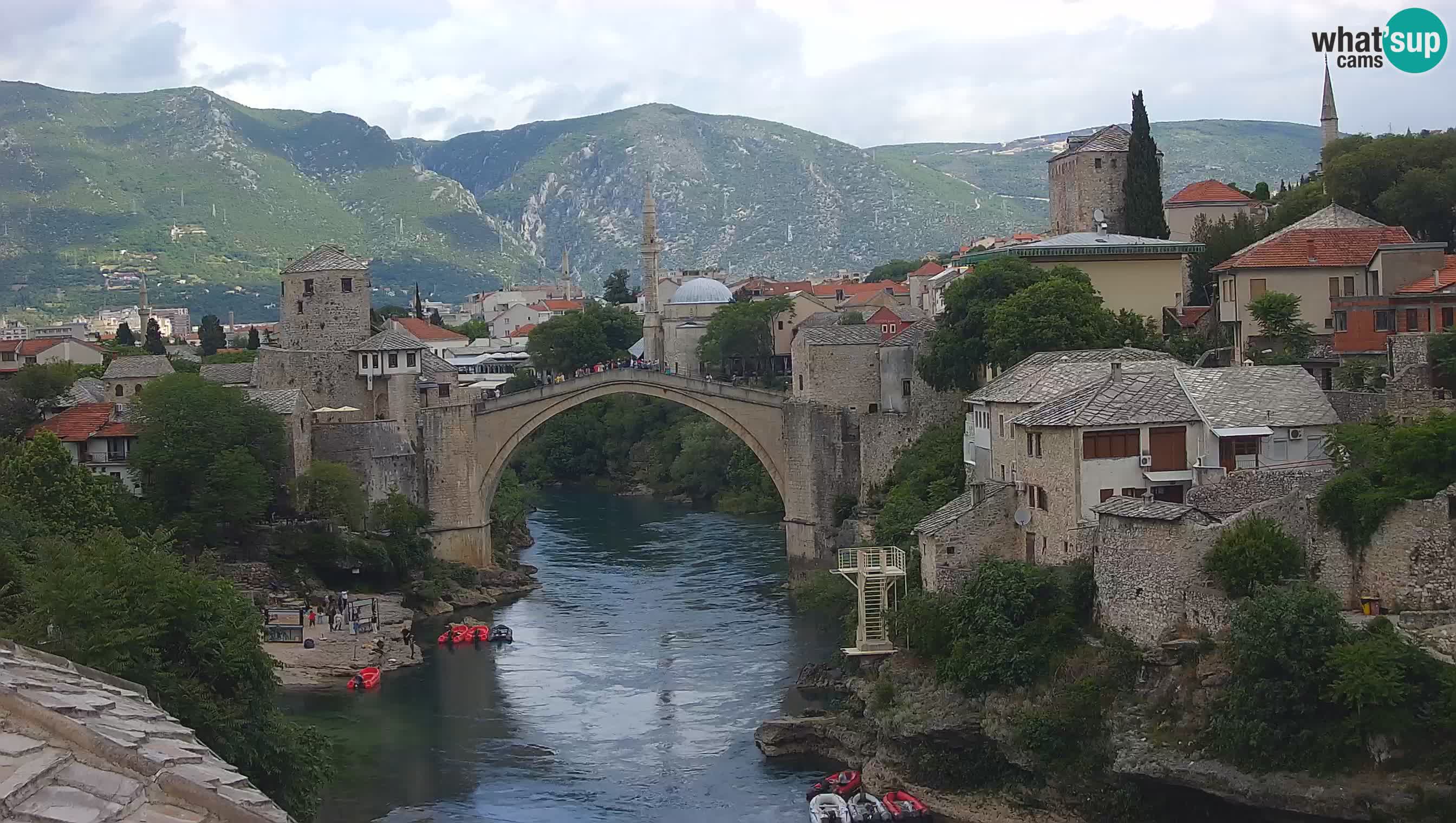 Mostar in diretta – Webcam sul Ponte Vecchio (Stari Most) e fiume Neretva