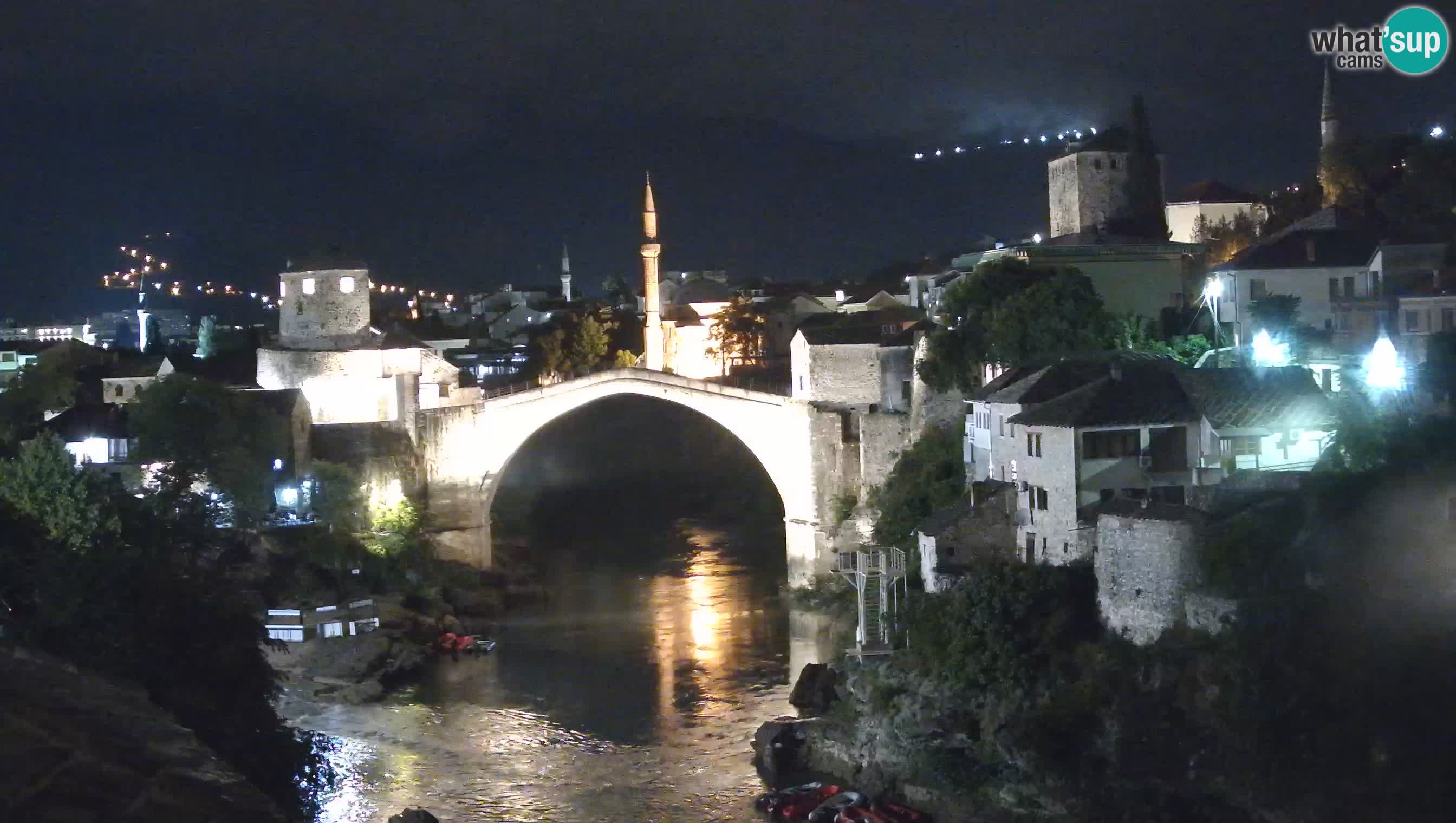 Cámara web de Mostar – El Viejo Puente sobre el río Neretva