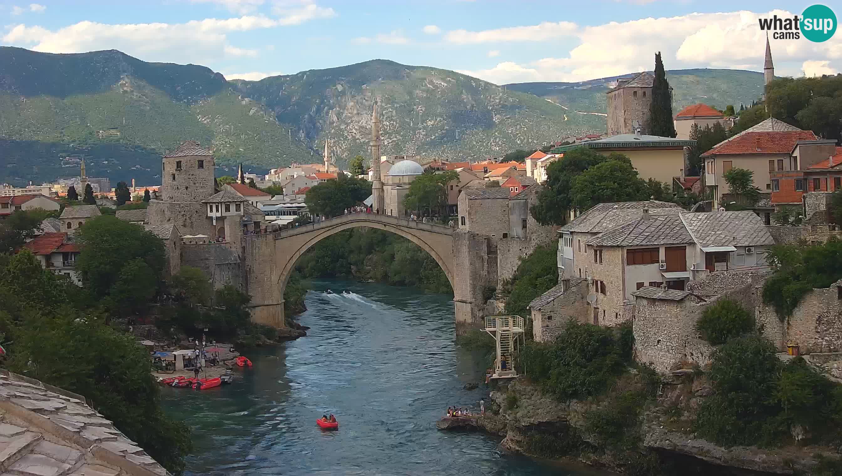 Webcam Mostar – Il Ponte Vecchio sul fiume Neretva