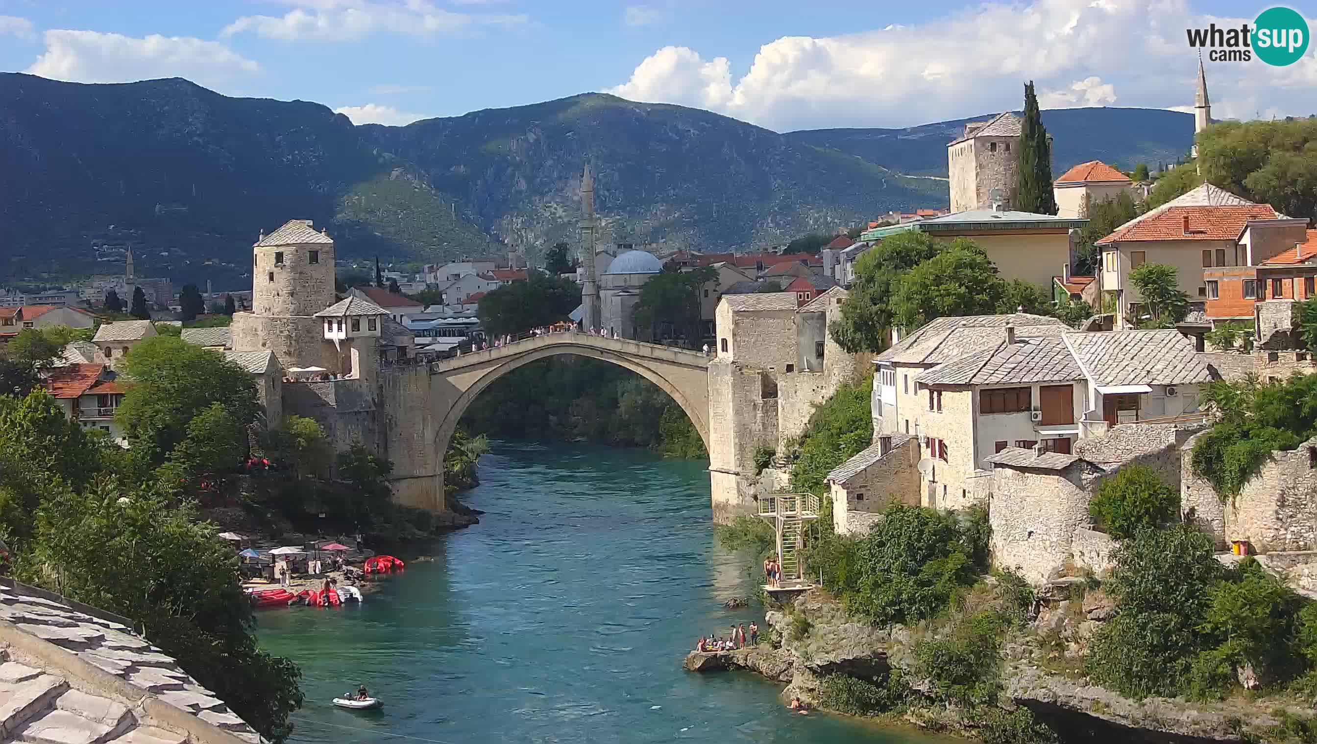 Mostar webcam – LIVE Old Bridge and Neretva river