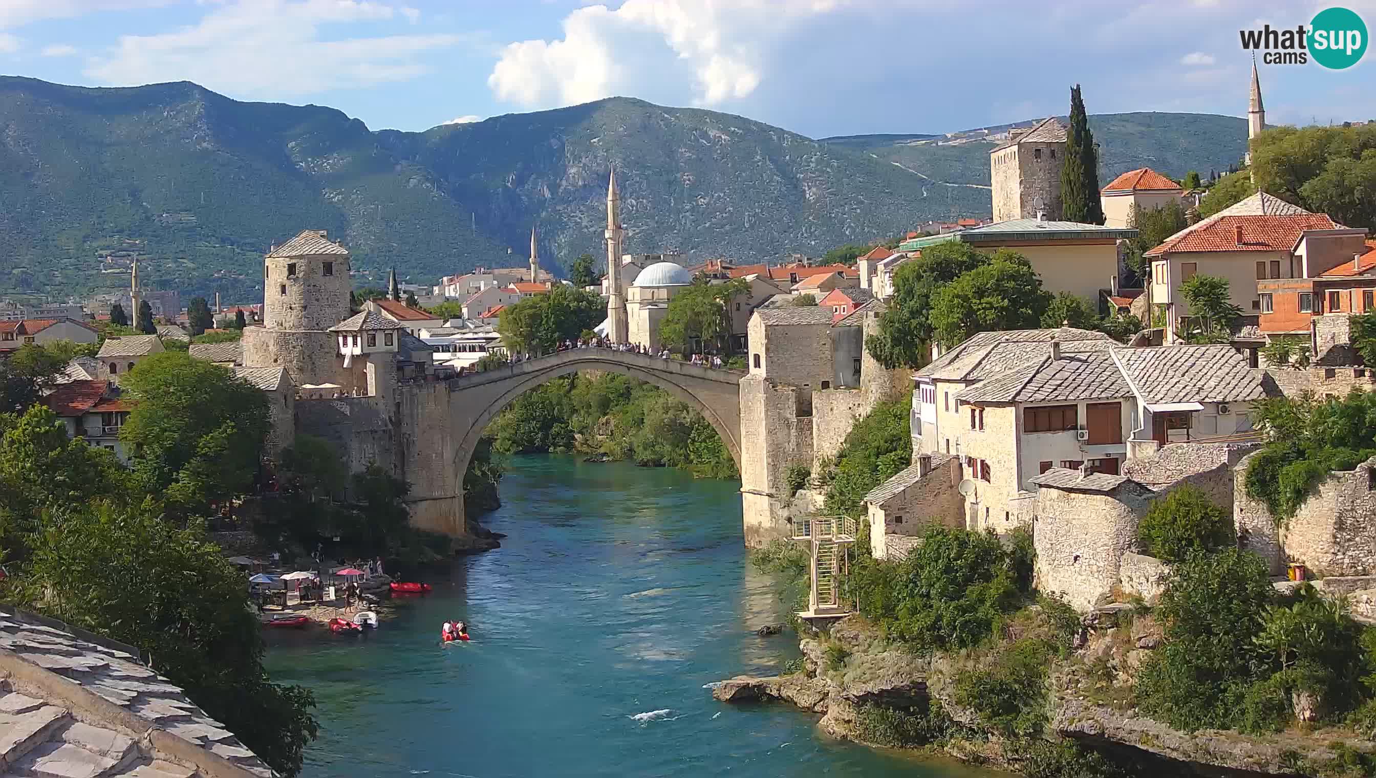 Webcam Mostar – Il Ponte Vecchio sul fiume Neretva