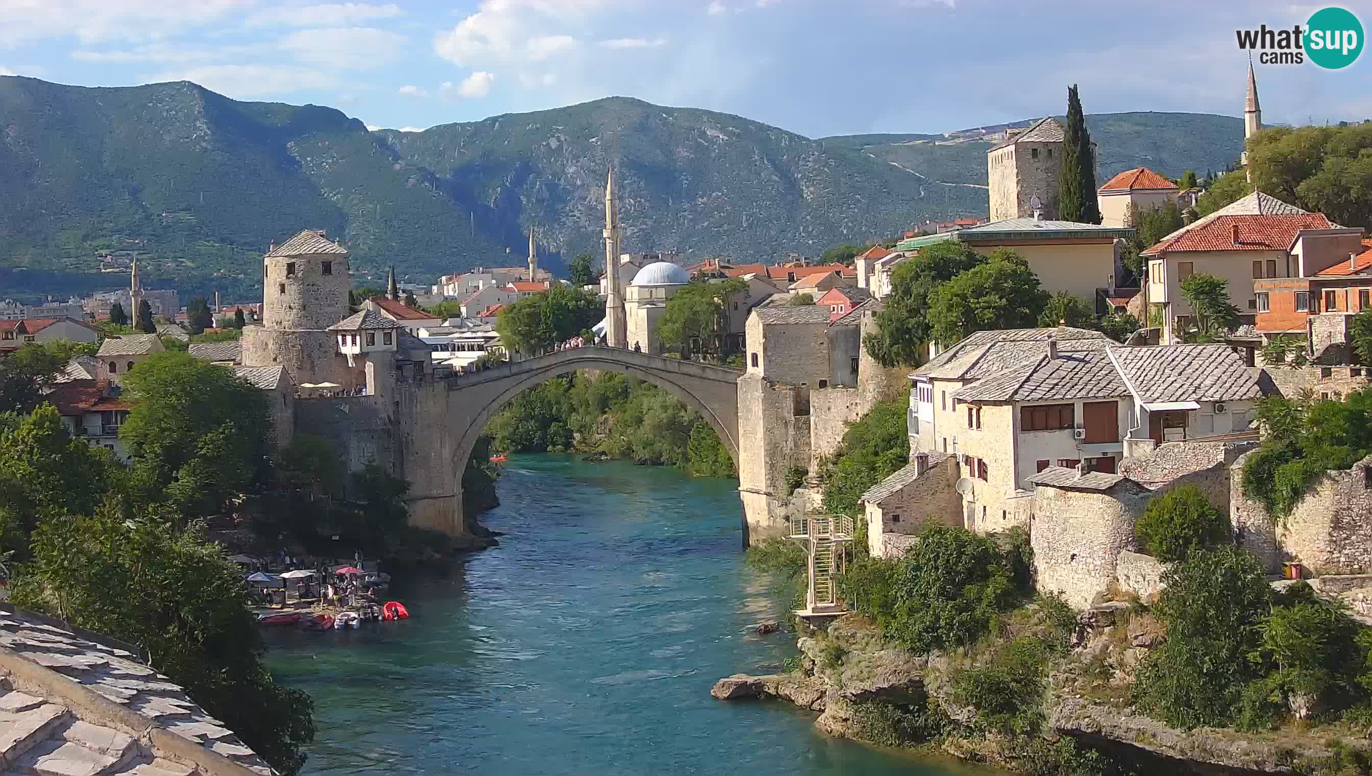 Mostar webcam – LIVE Old Bridge and Neretva river