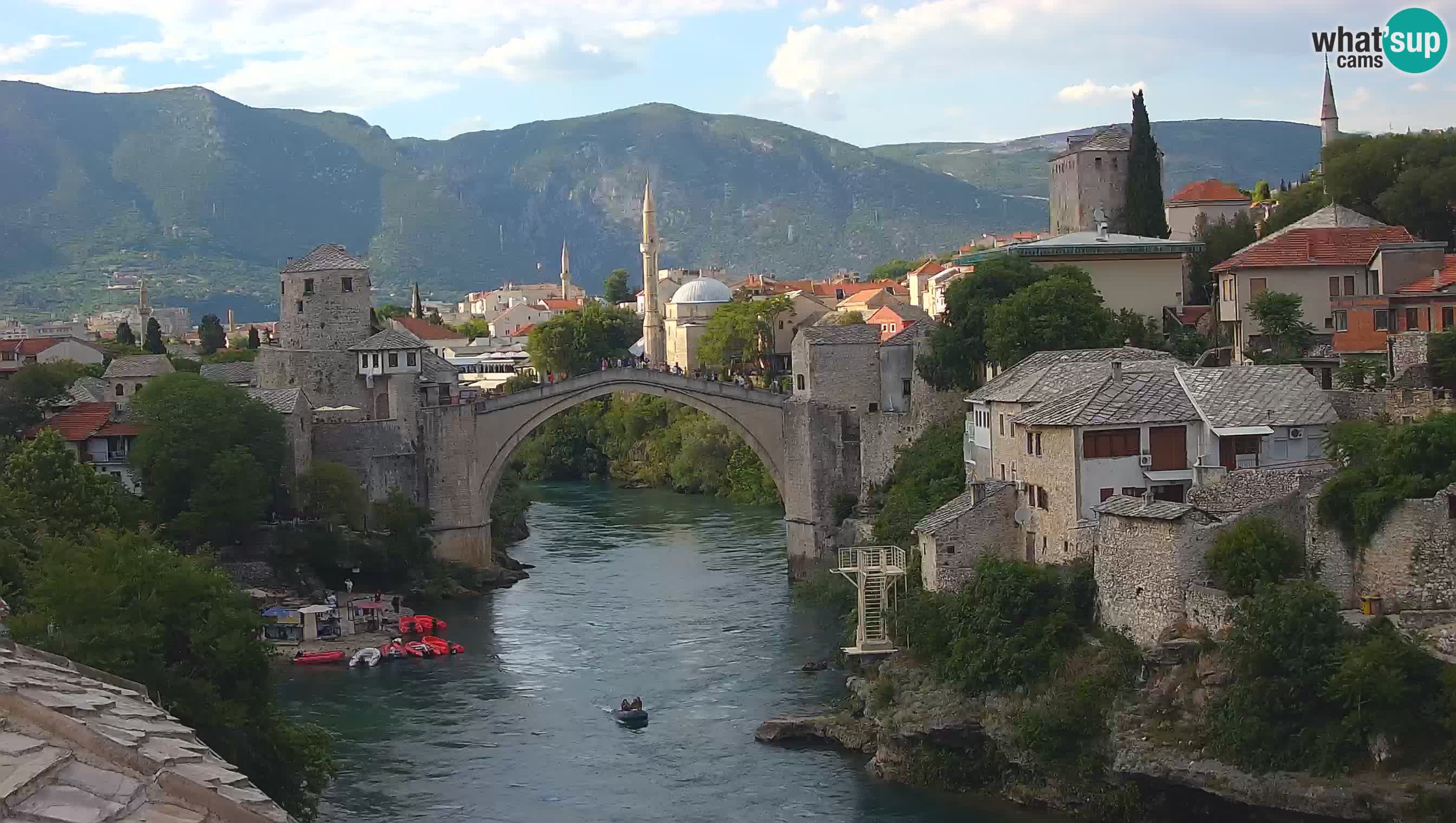 Mostar webcam – LIVE Old Bridge and Neretva river