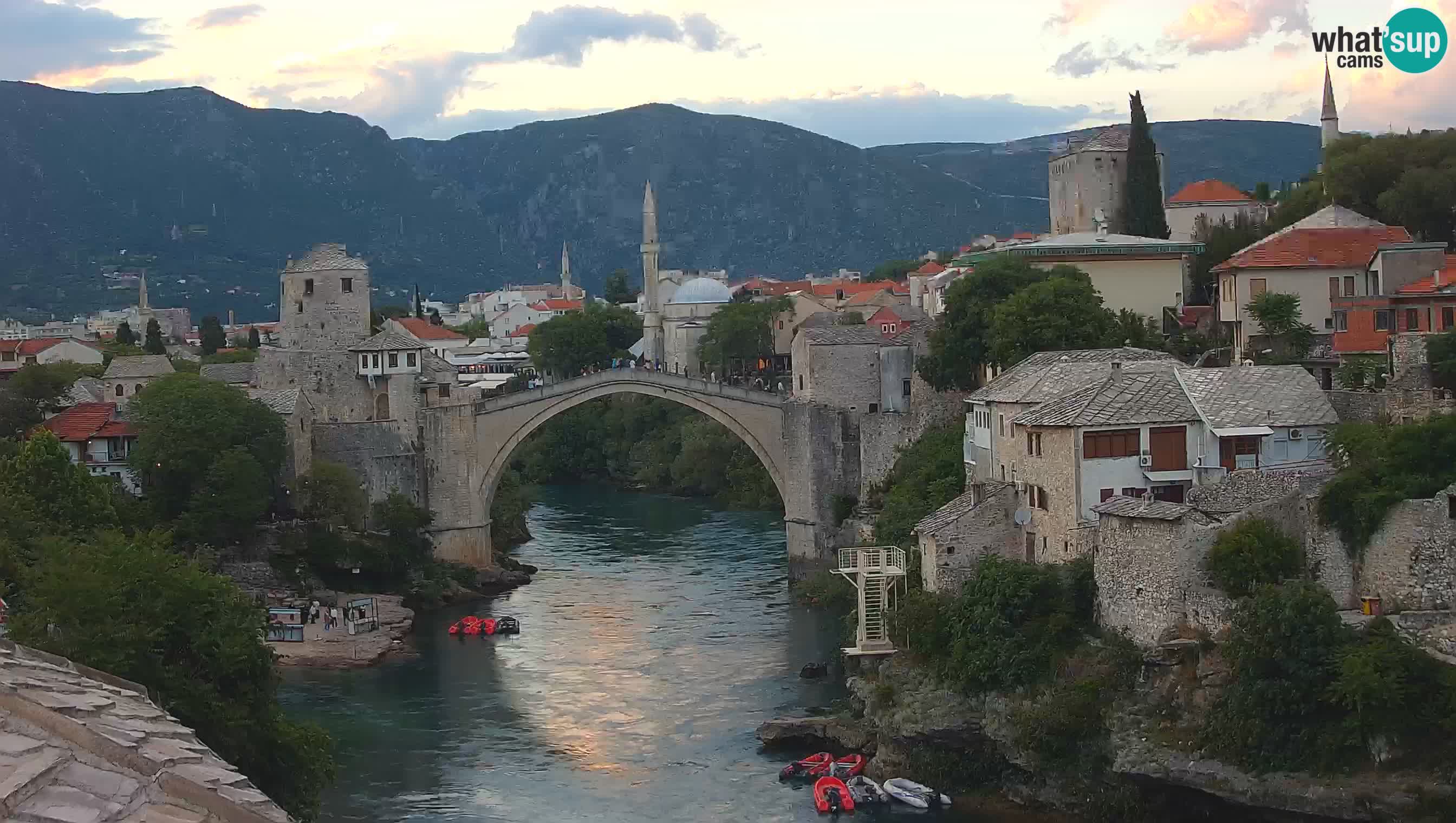 Spletna kamera Mostar – Stari Most in reka Neretva