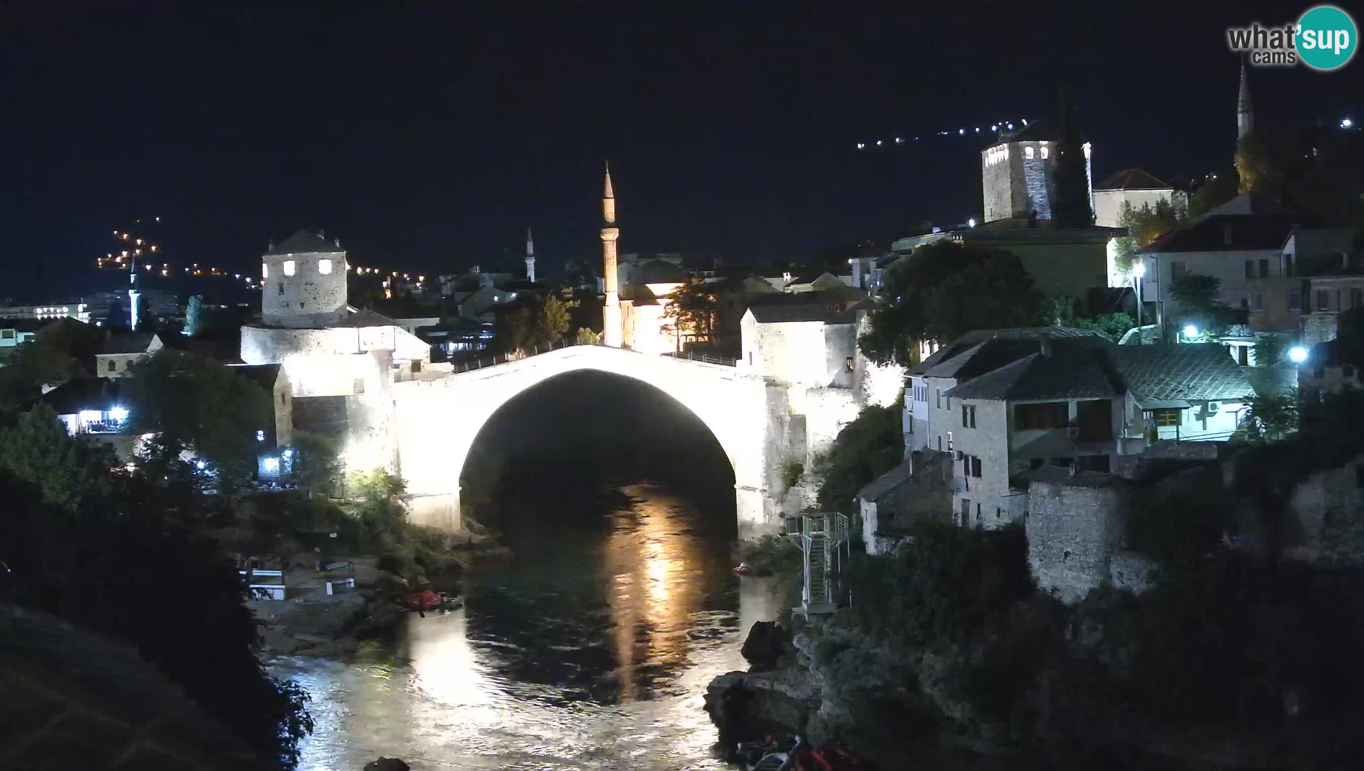 Webcam de Mostar – Le Vieux Pont sur la rivière Neretva