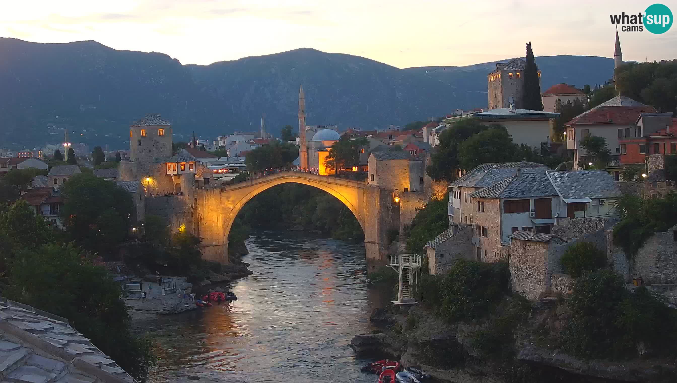 Mostar in diretta – Webcam sul Ponte Vecchio (Stari Most) e fiume Neretva