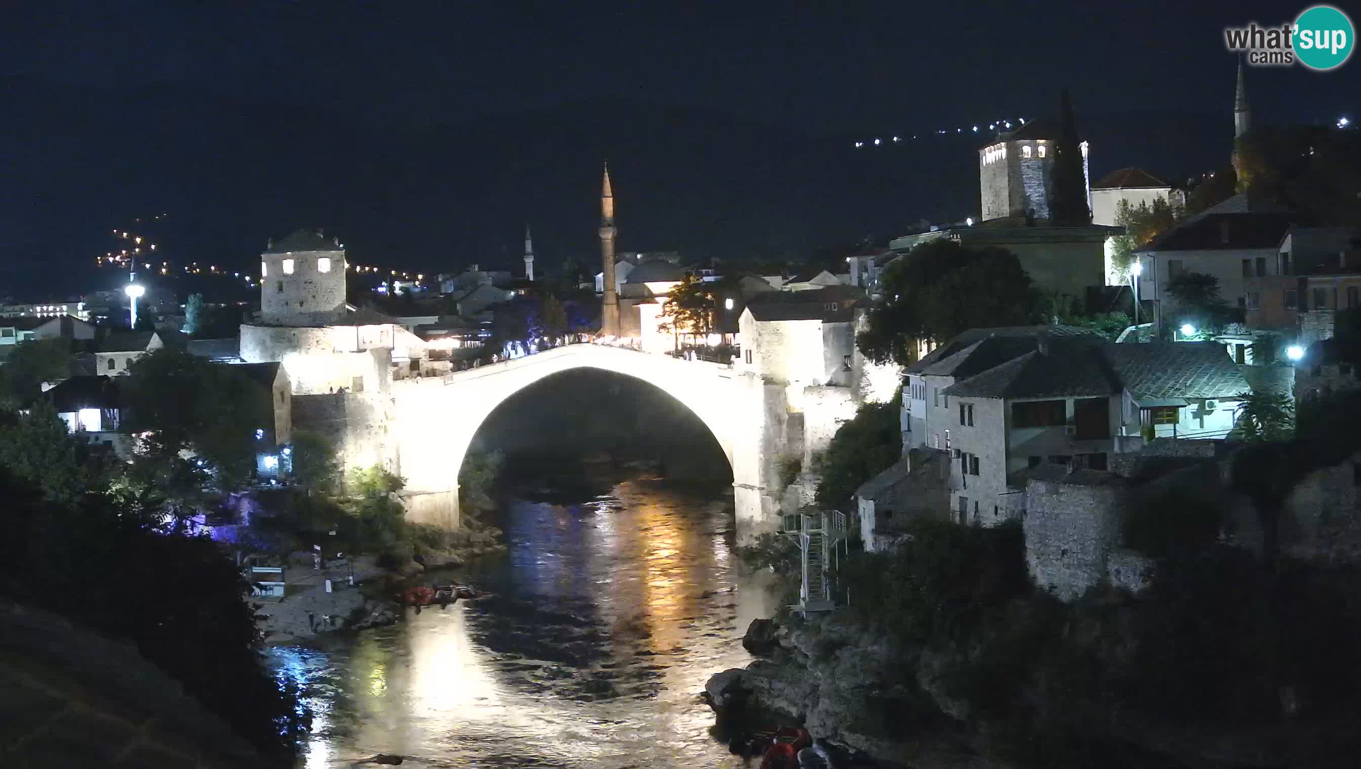 Webcam de Mostar – Le Vieux Pont sur la rivière Neretva