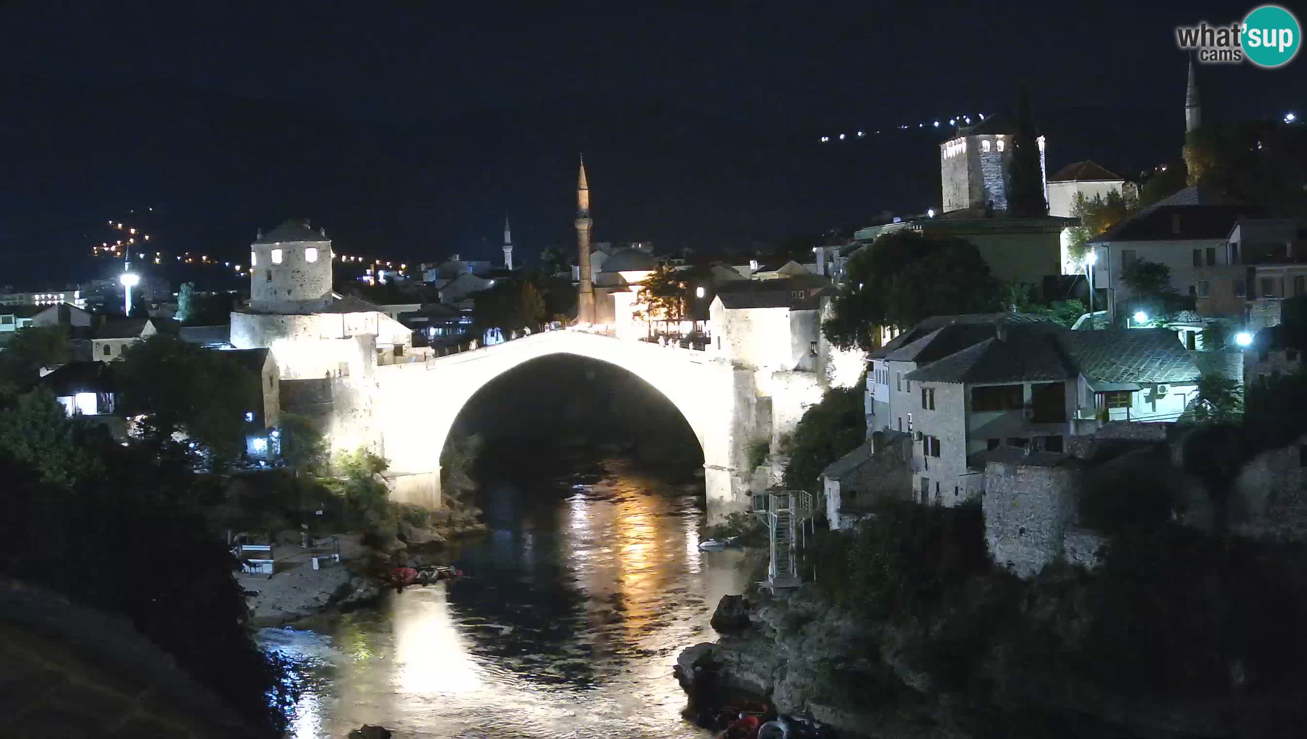 Mostar v živo – Spletna kamera na Starem mostu in reki Neretvi