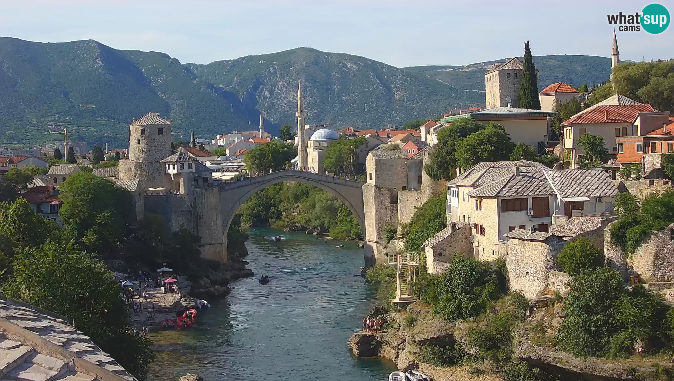 Live Webcam of Mostar – Stari Most (Old Bridge) and Neretva River