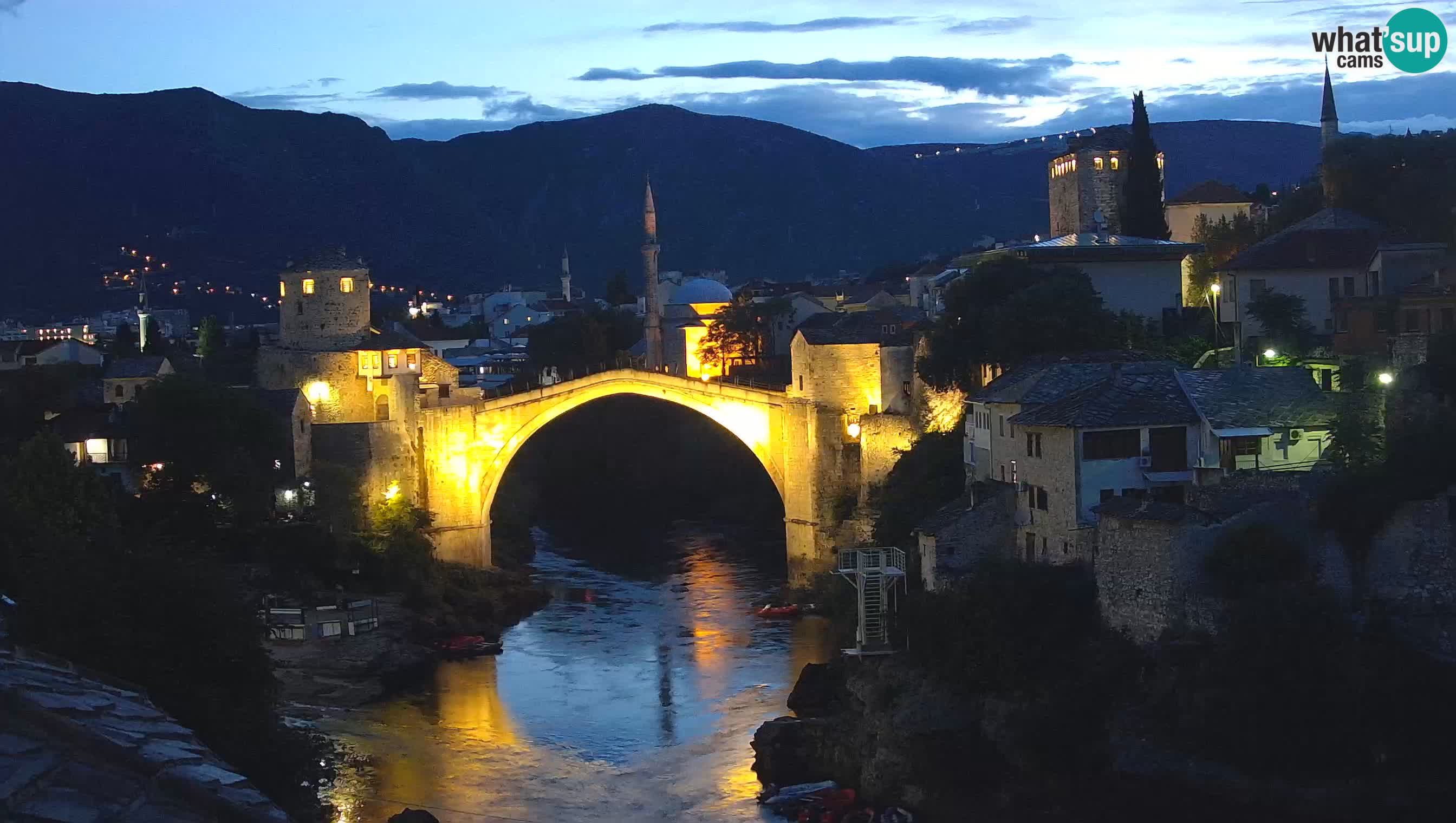 Mostar web kamera – Stari Most i rijeka Neretva – Goa Mostar
