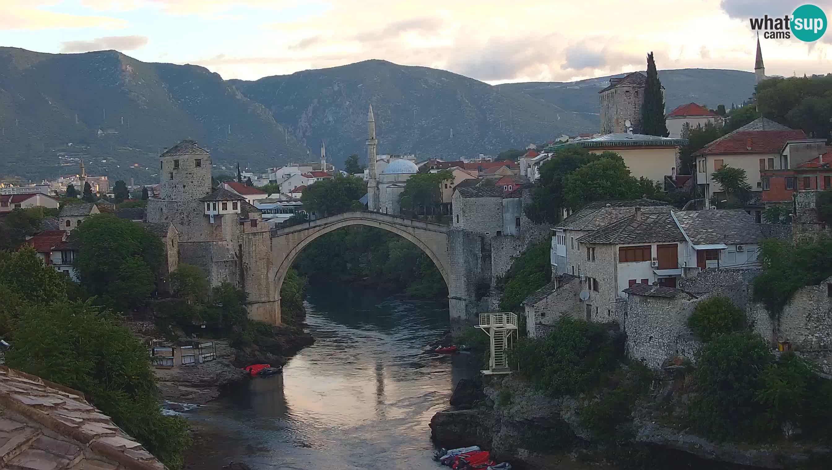 Mostar in diretta – Webcam sul Ponte Vecchio (Stari Most) e fiume Neretva