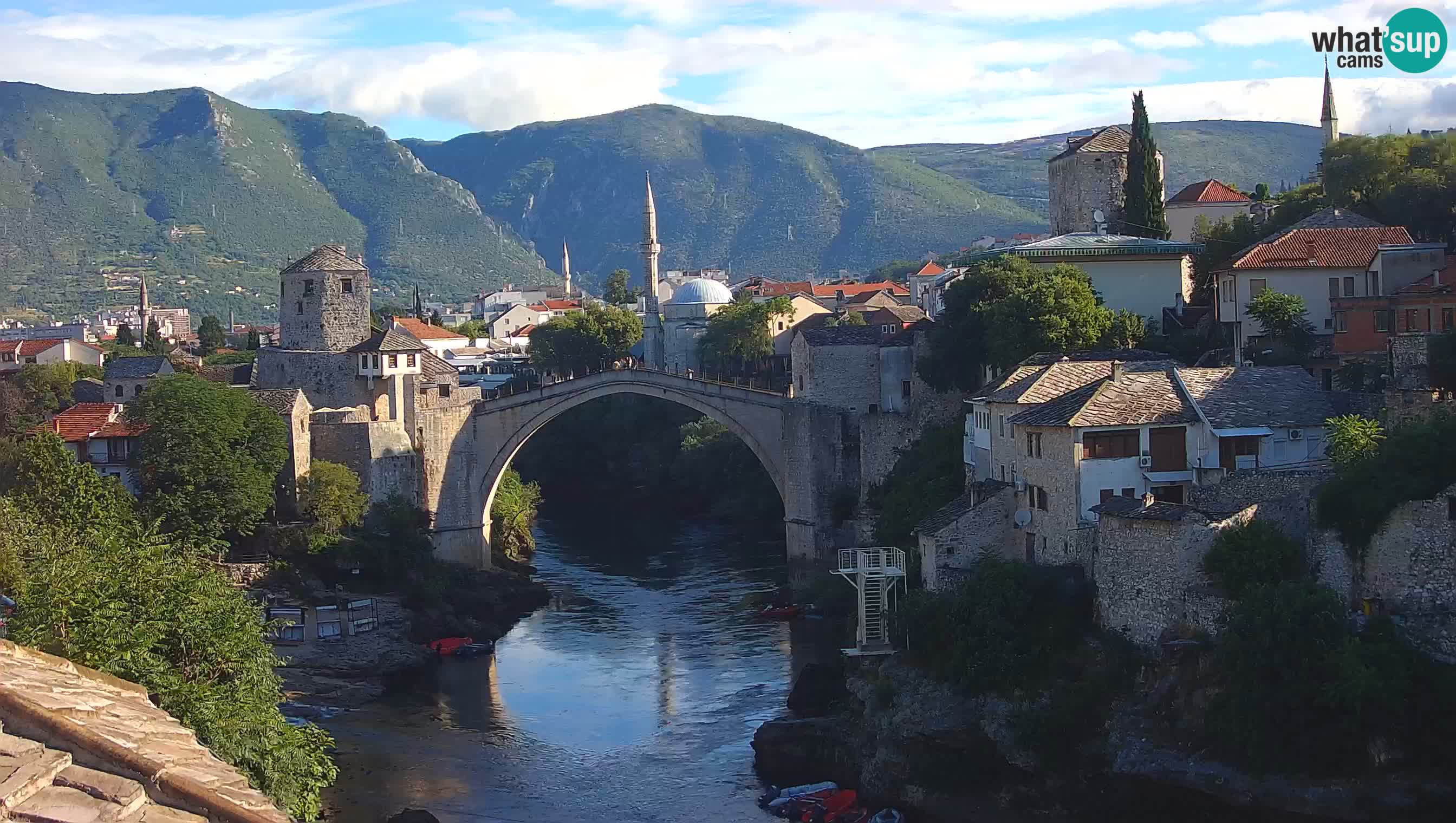 Live Webcam of Mostar – Stari Most (Old Bridge) and Neretva River