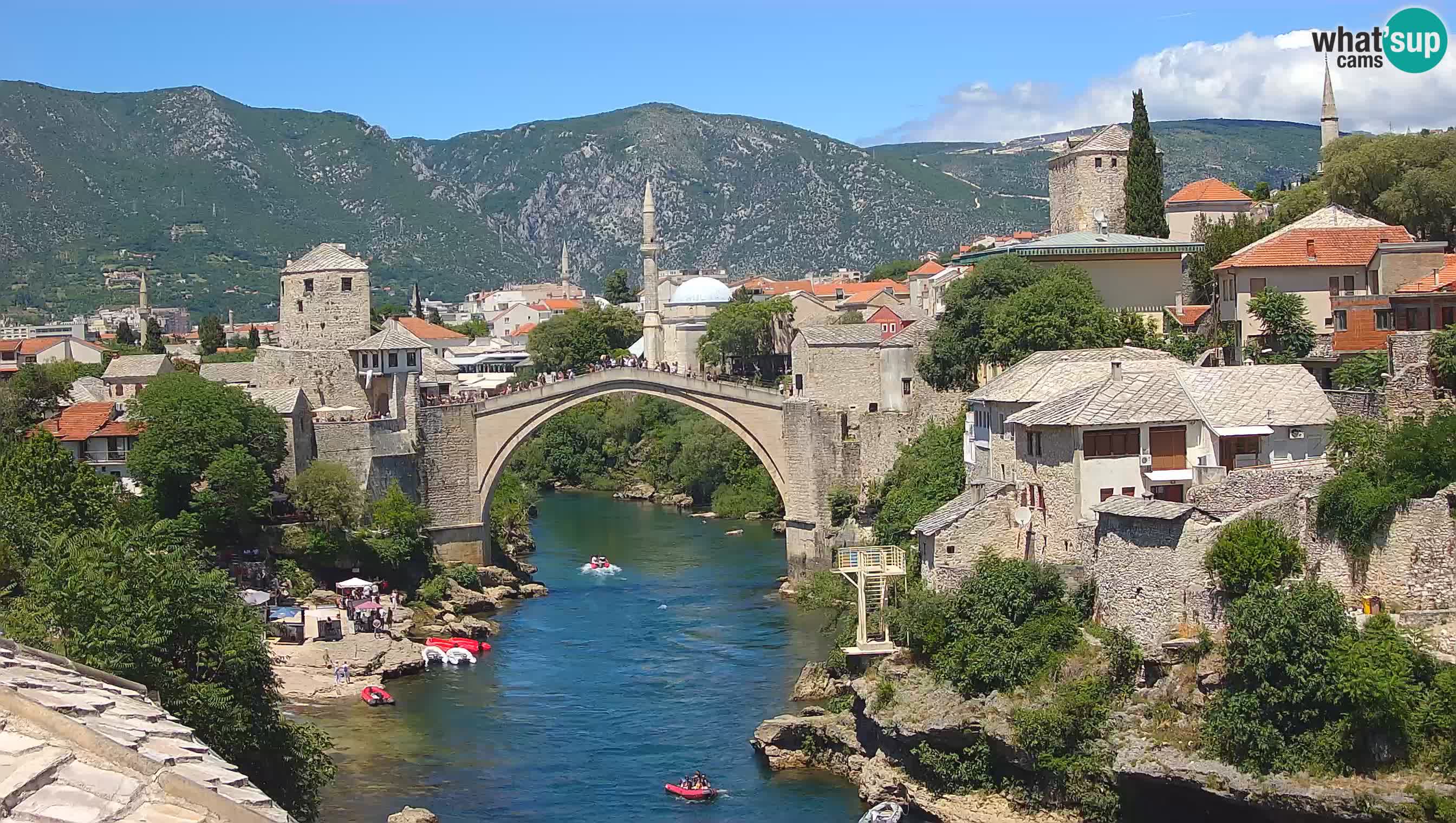 Mostar in diretta – Webcam sul Ponte Vecchio (Stari Most) e fiume Neretva