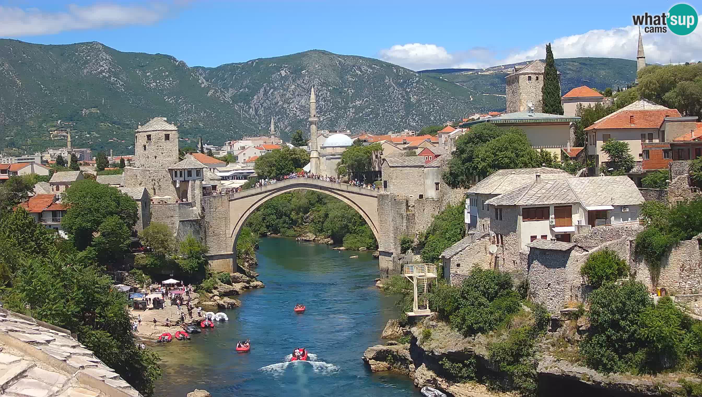 Live Webcam of Mostar – Stari Most (Old Bridge) and Neretva River