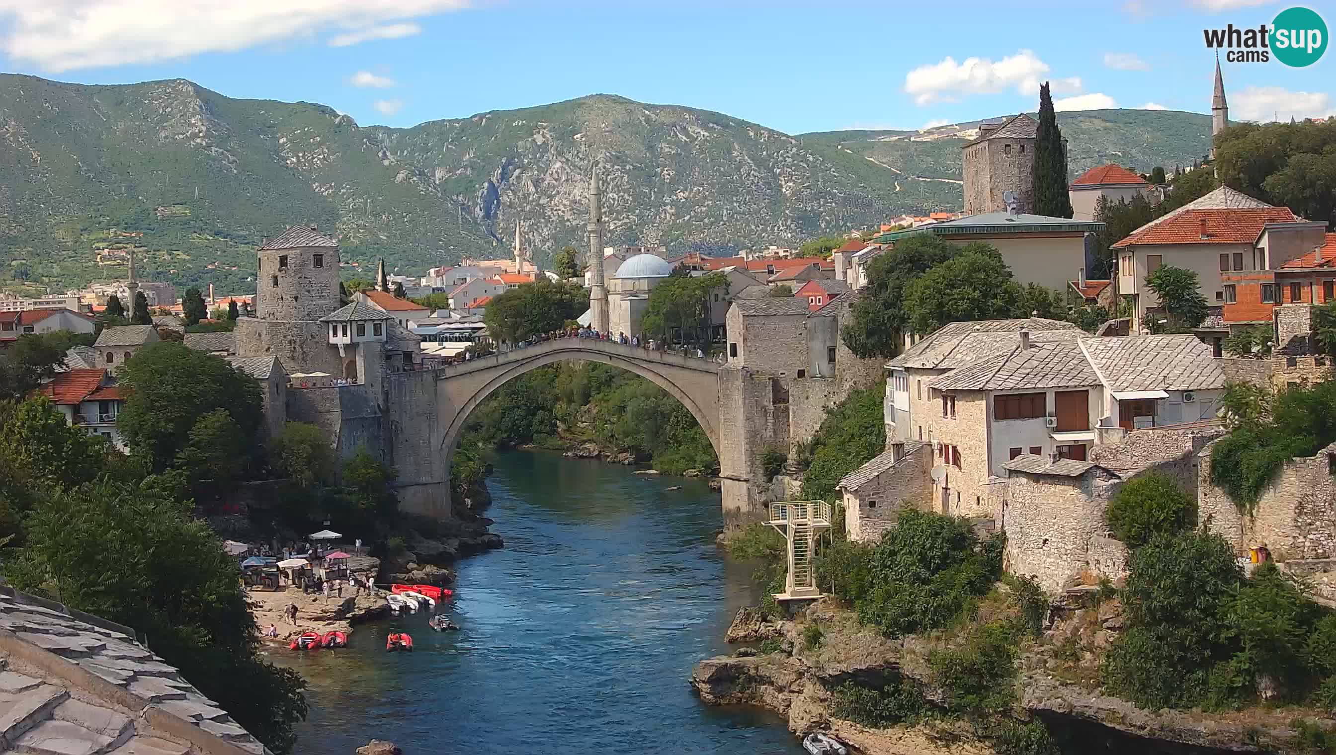 Mostar in diretta – Webcam sul Ponte Vecchio (Stari Most) e fiume Neretva