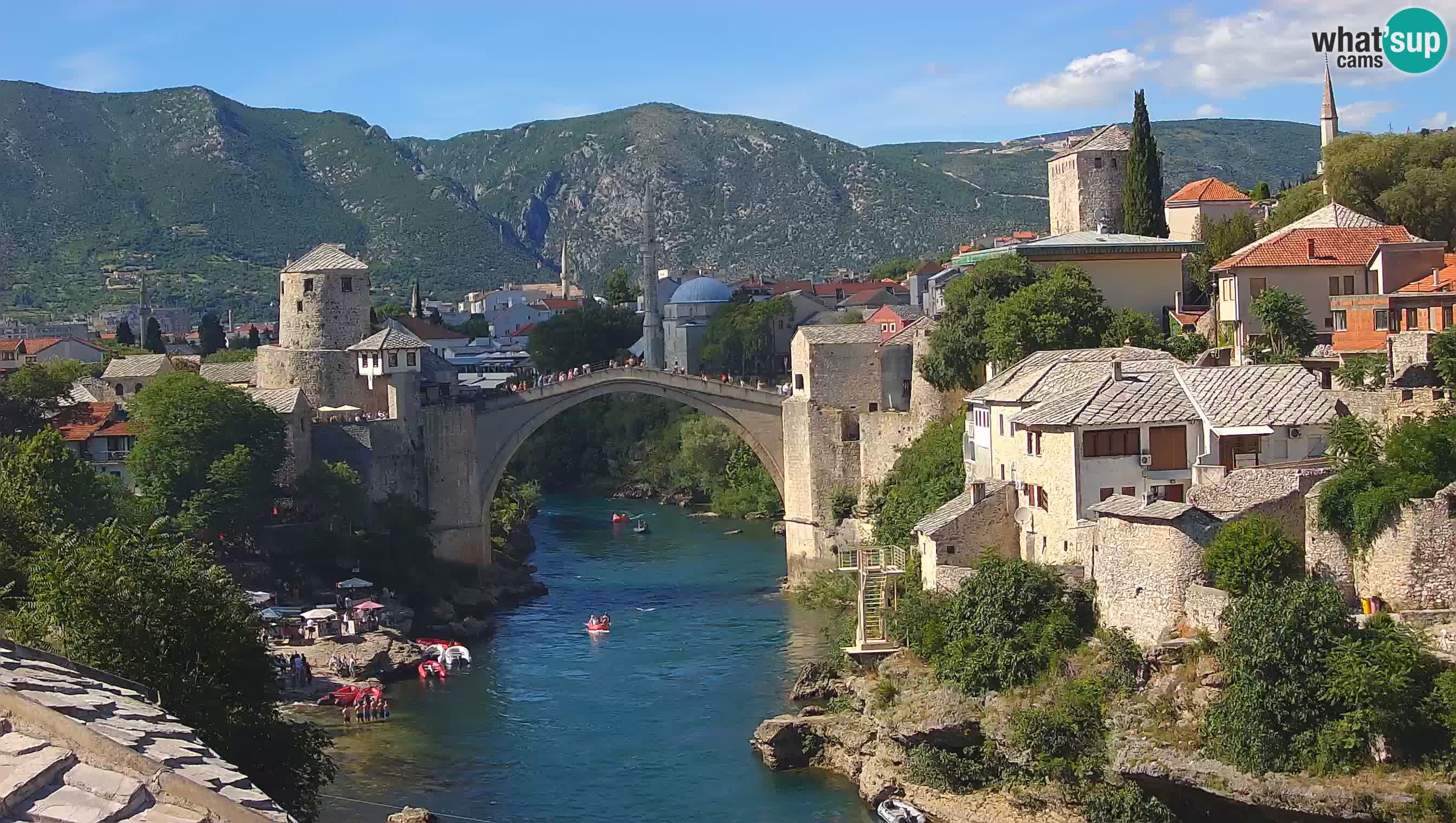 Live Webcam of Mostar – Stari Most (Old Bridge) and Neretva River